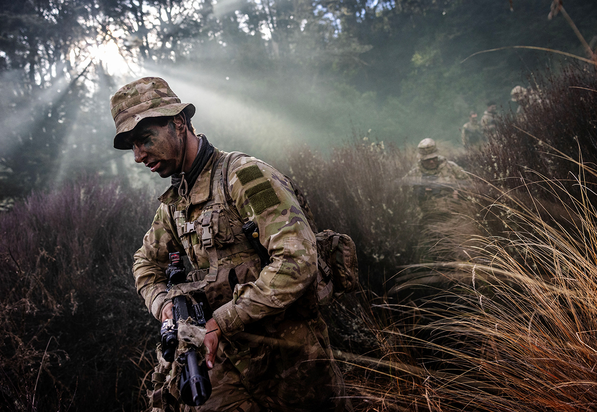 Victor Company from the 1st Battalion participated in the 12-day Exercise Vengeance, culminating in a live-fire simulated raid with support from machine guns, snipers, and reconnaissance.