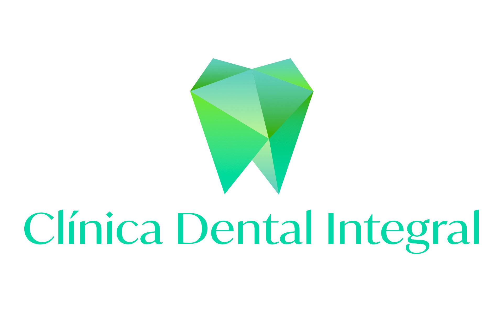 Desarrollo integral de marca para Clínica Dental Integral en Almería. Proyecto de identidad corporativa de alta gama con isótopo molar diamante verde, aplicaciones en interiorismo, cartelería exterior, publicidad en mupis, vallas y RRSS. Branding por Lounge Creative, agencia creativa en Almería.