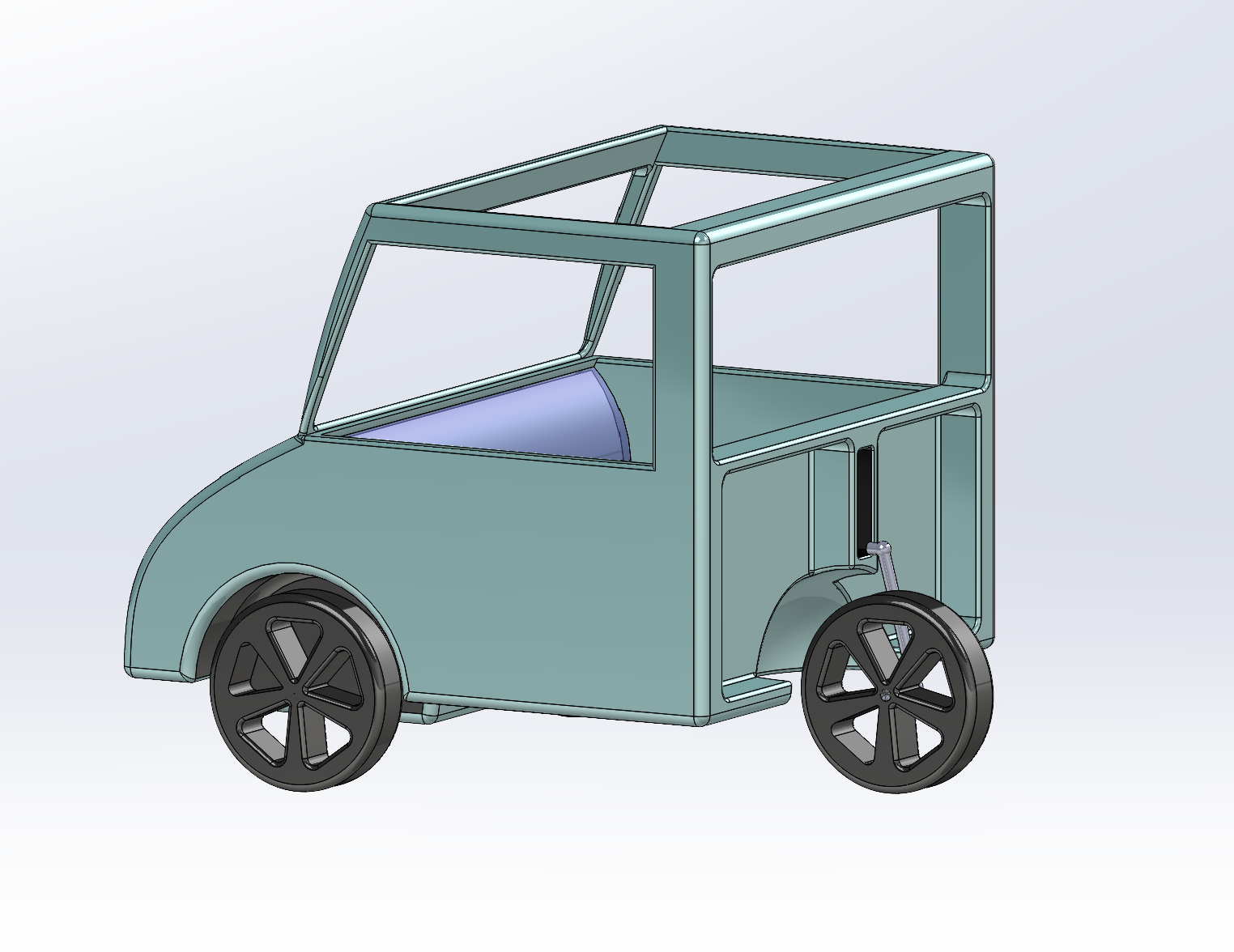 Tail wheel similar to many aircraft.