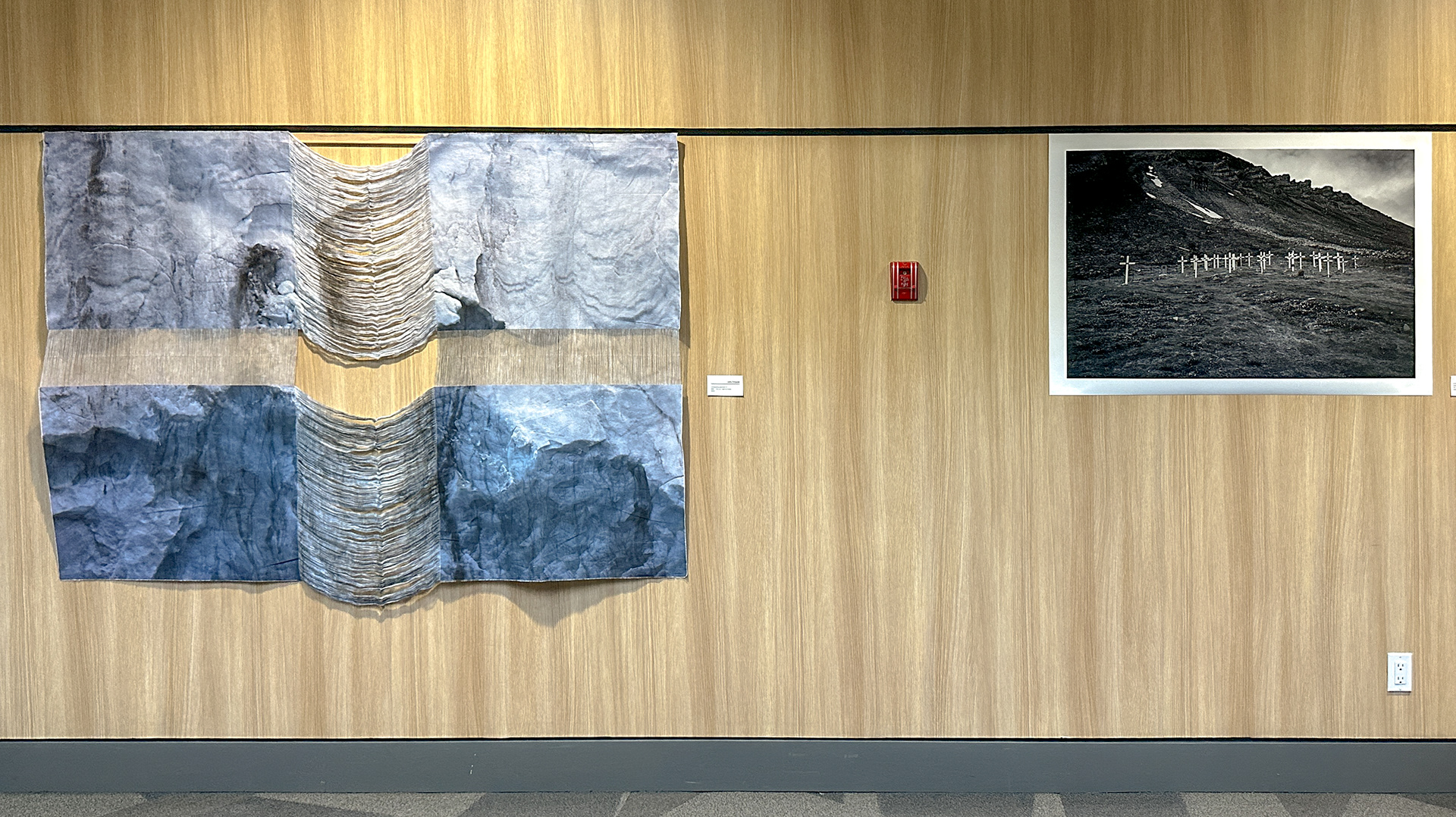 t/h/reading glaciers VI 200 x 135 cm, injet on linen 2025