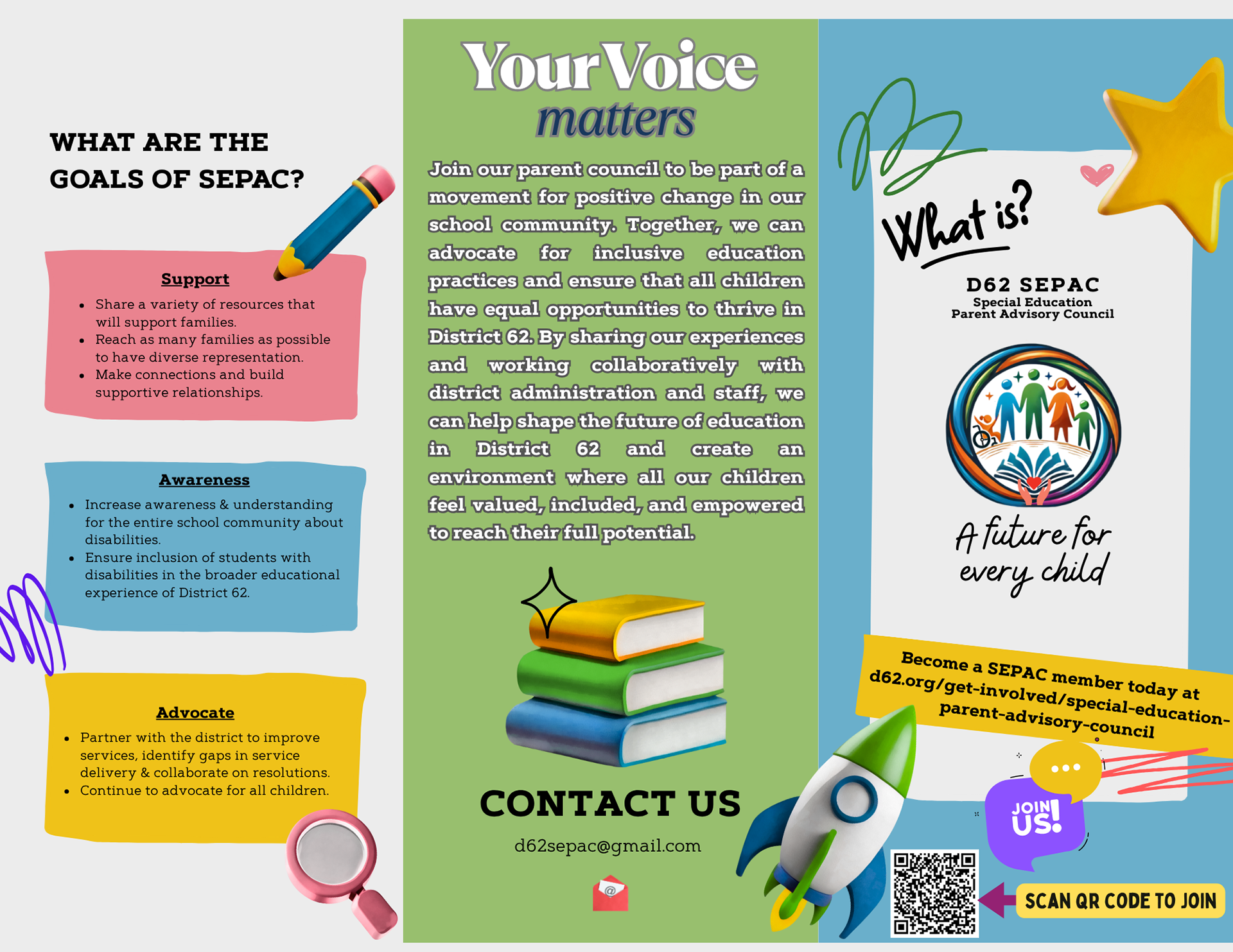 Brochure created to provide to parents at IEP meetings (Pt 1)