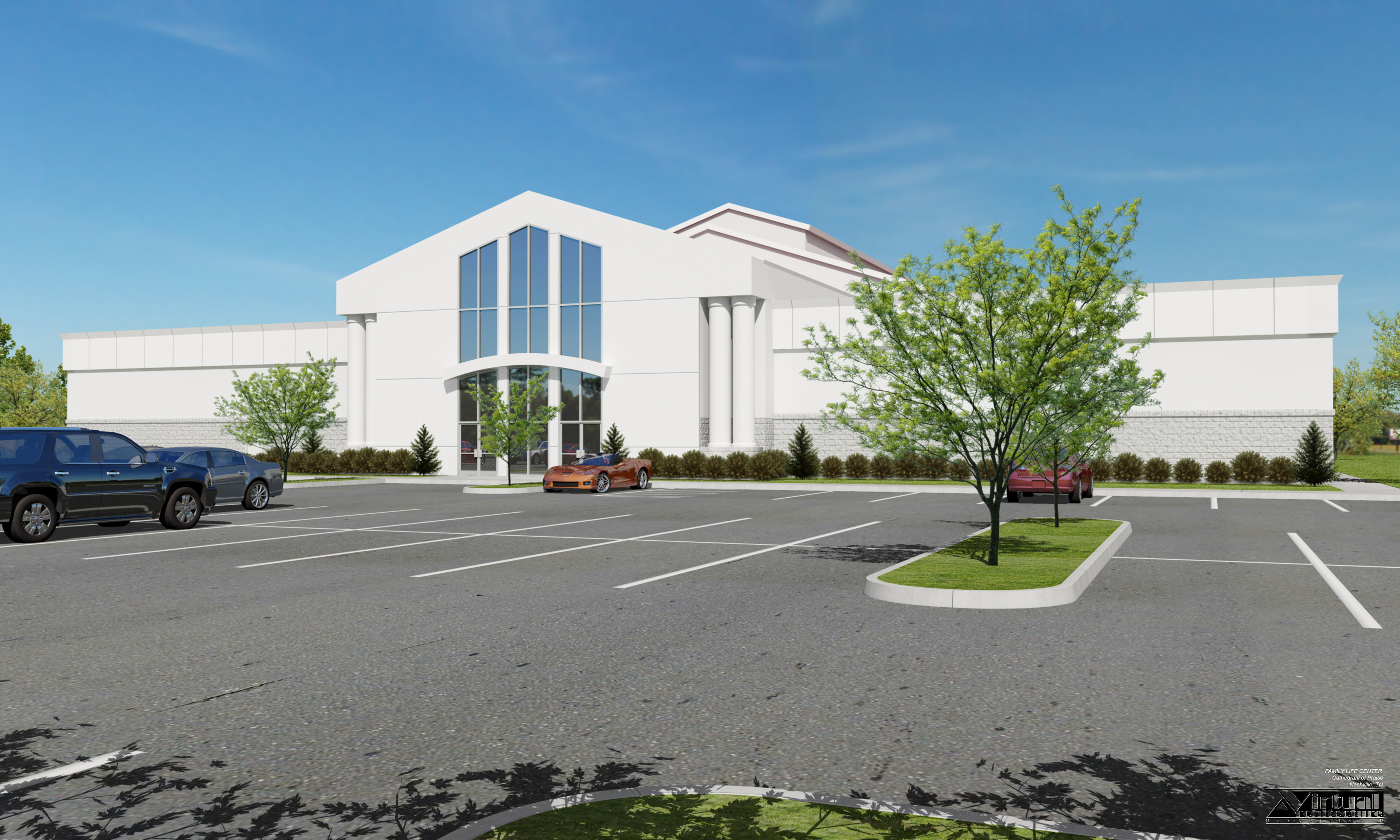 Cathedral seen from Front