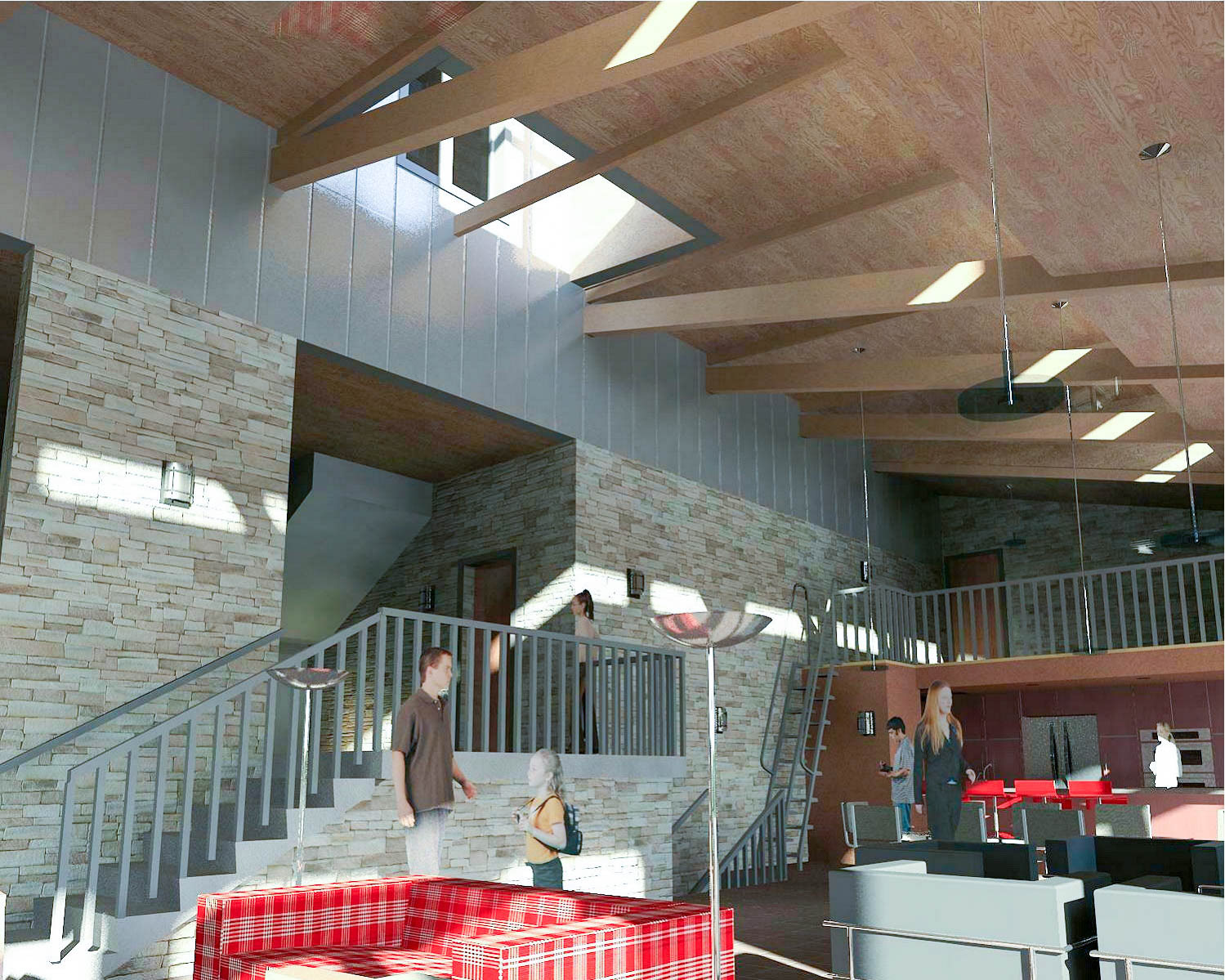 Great Room looking towards the Kitchen