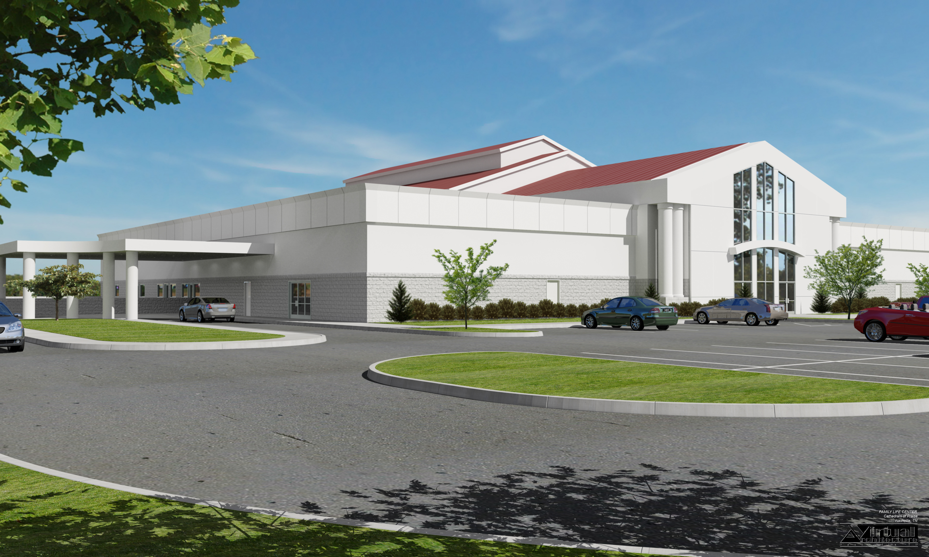 Main Entry and Automobile Drop-Off