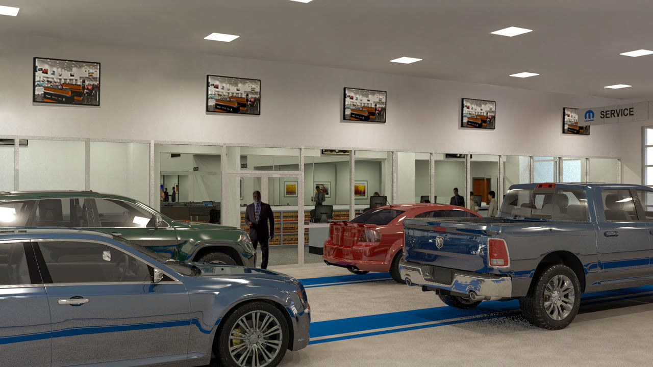 Chrysler Service Reception