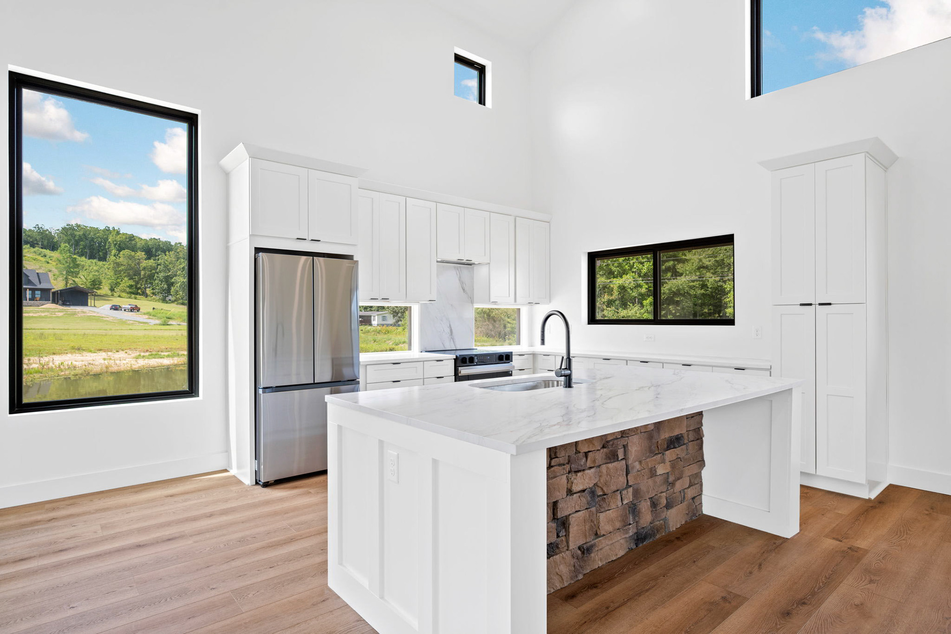 Kitchen Featuring Stainless Steel Appliances