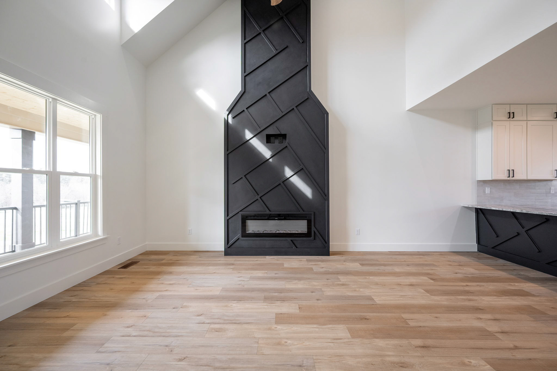 Electric Fireplace with TV Box 