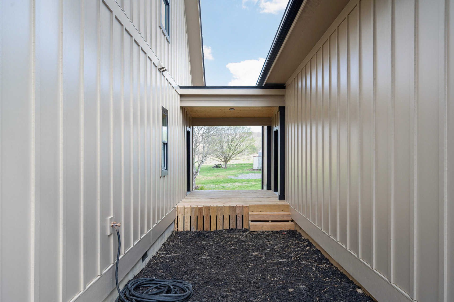 Covered Breezeway Connecting 1152 SqFt. Garage