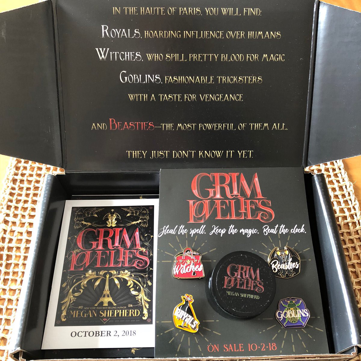 Promotional Box, ARC, Lip Balm, Acrylic Pins