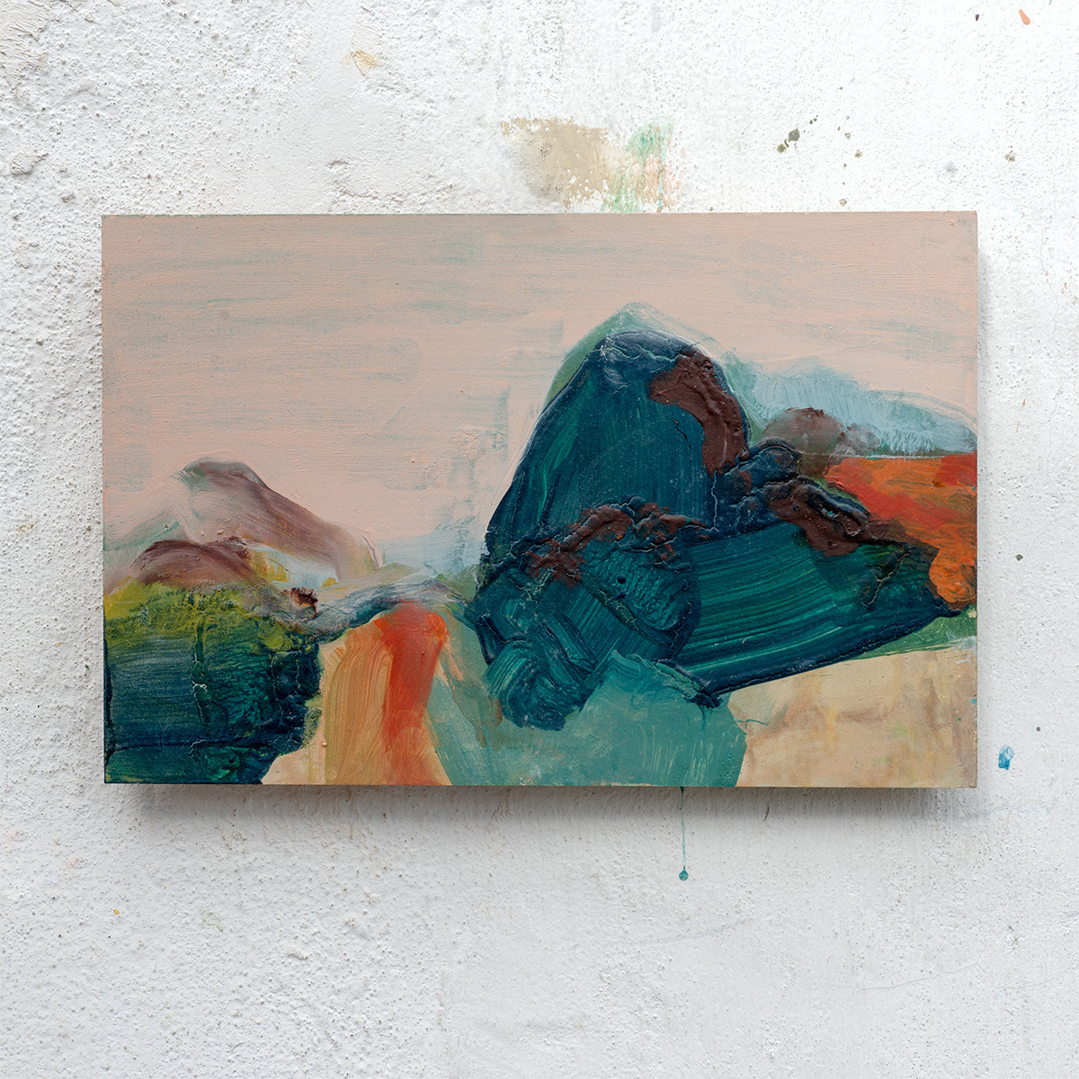 Wisdom & Courage, A060524, acrylic painting on panel, 20/30cm,
2024