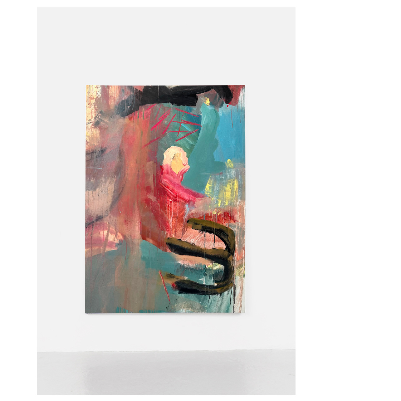 Restless, acrylic on linen, 100/150cm, 2025