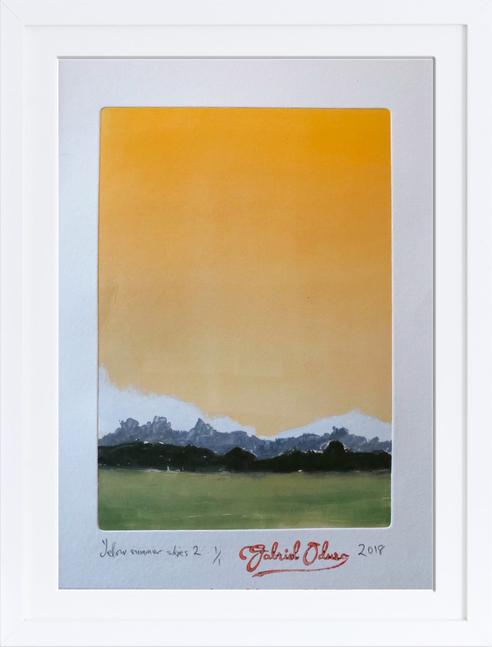 Yellow summer skies 2 - A5