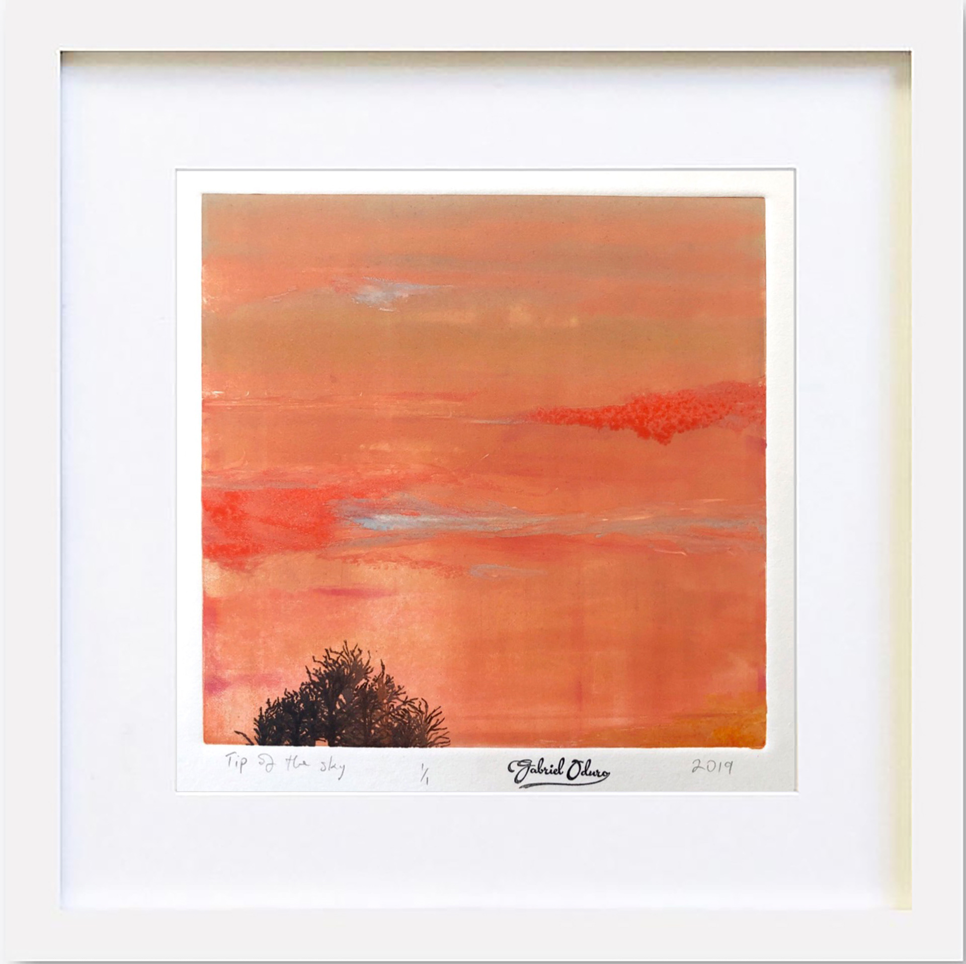 Tip of the sky - 30x30cm