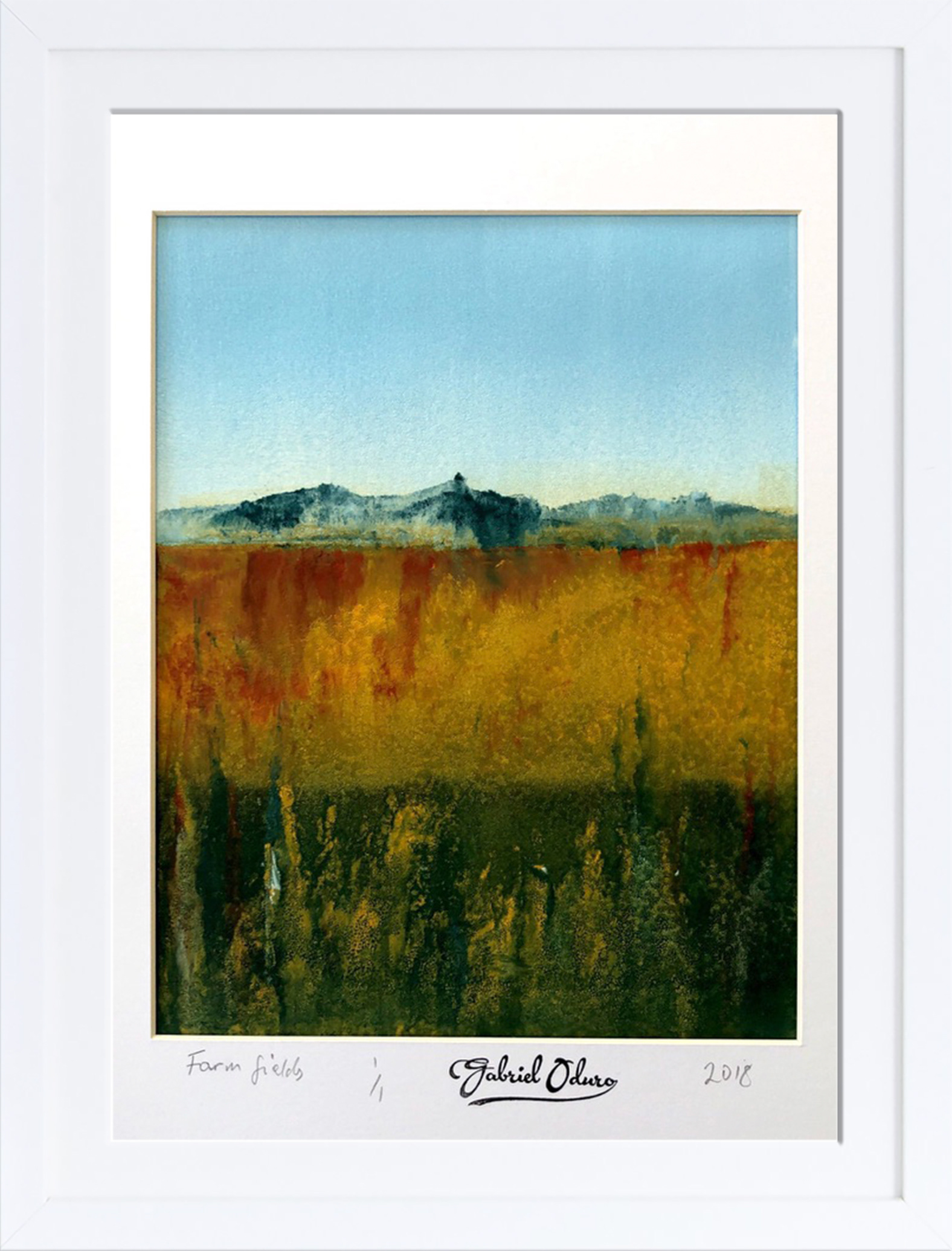Farm fields - A4