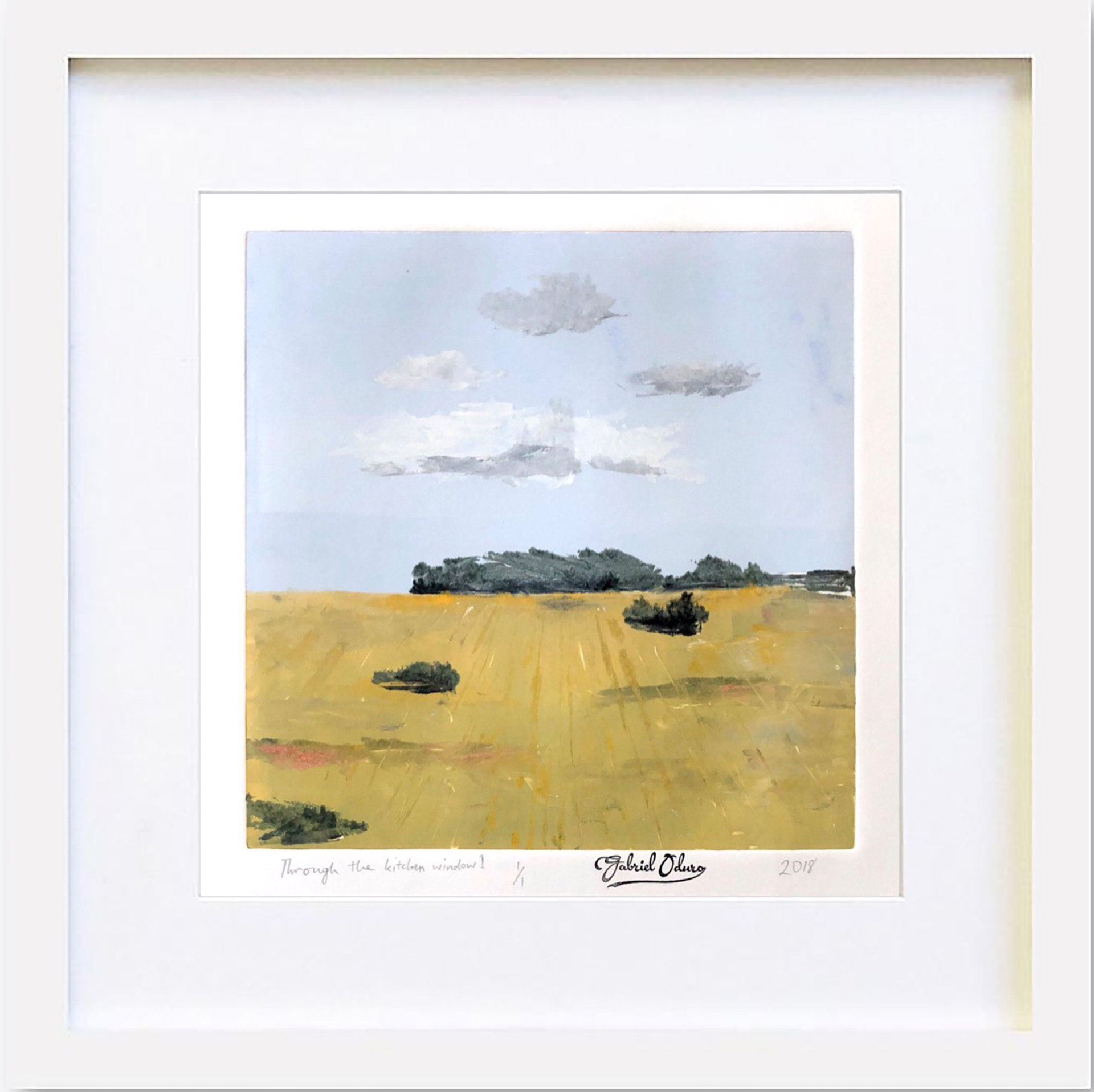 Through the kitchen window 1 - 33x33cmcm