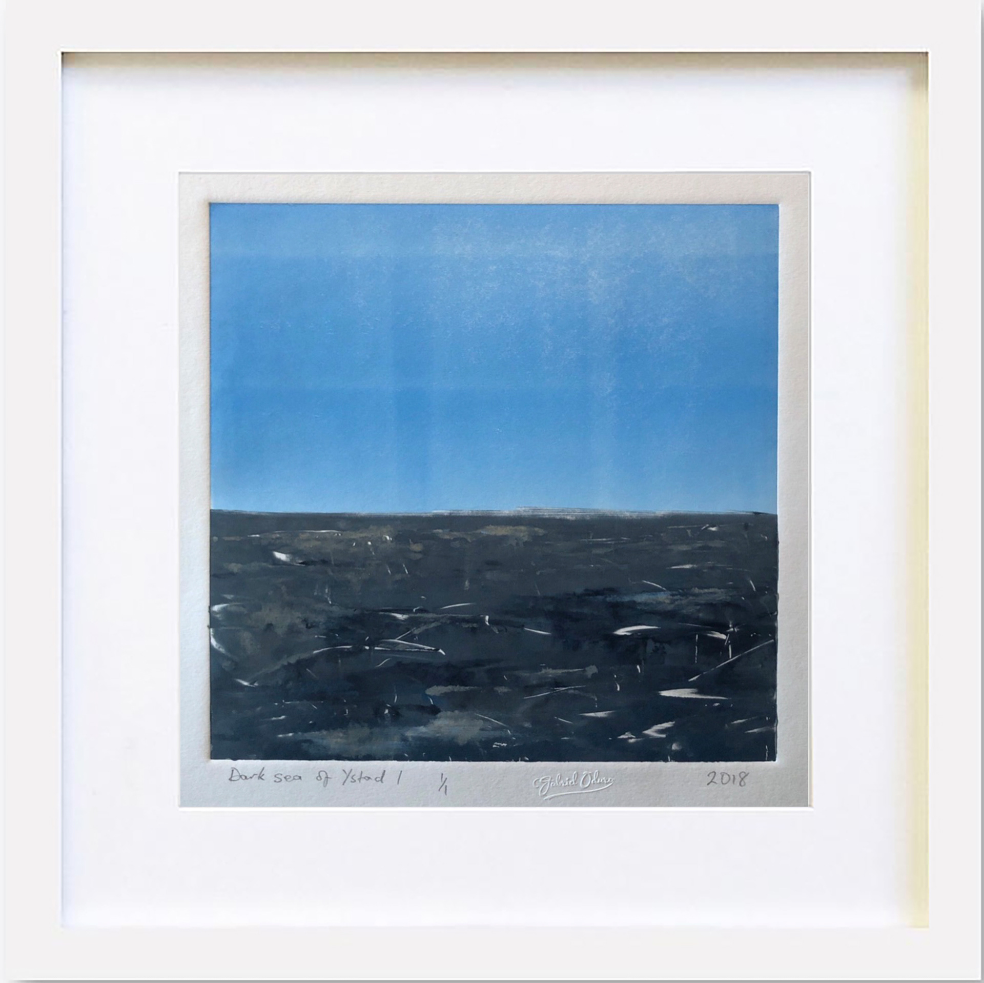 Dark seas of Ystad 1 - 33x33cm