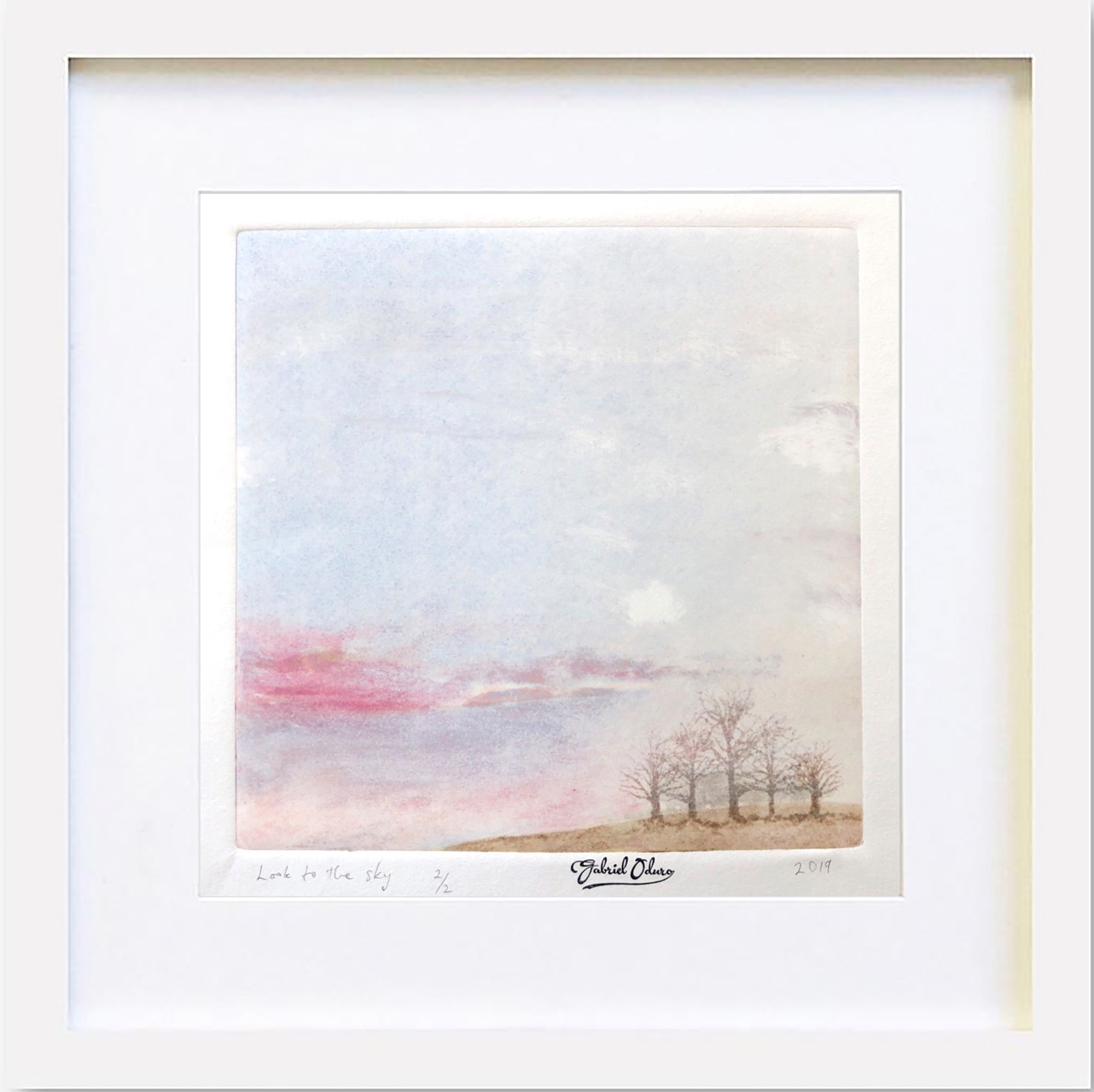 Look to the sky 2 - 33x33cm