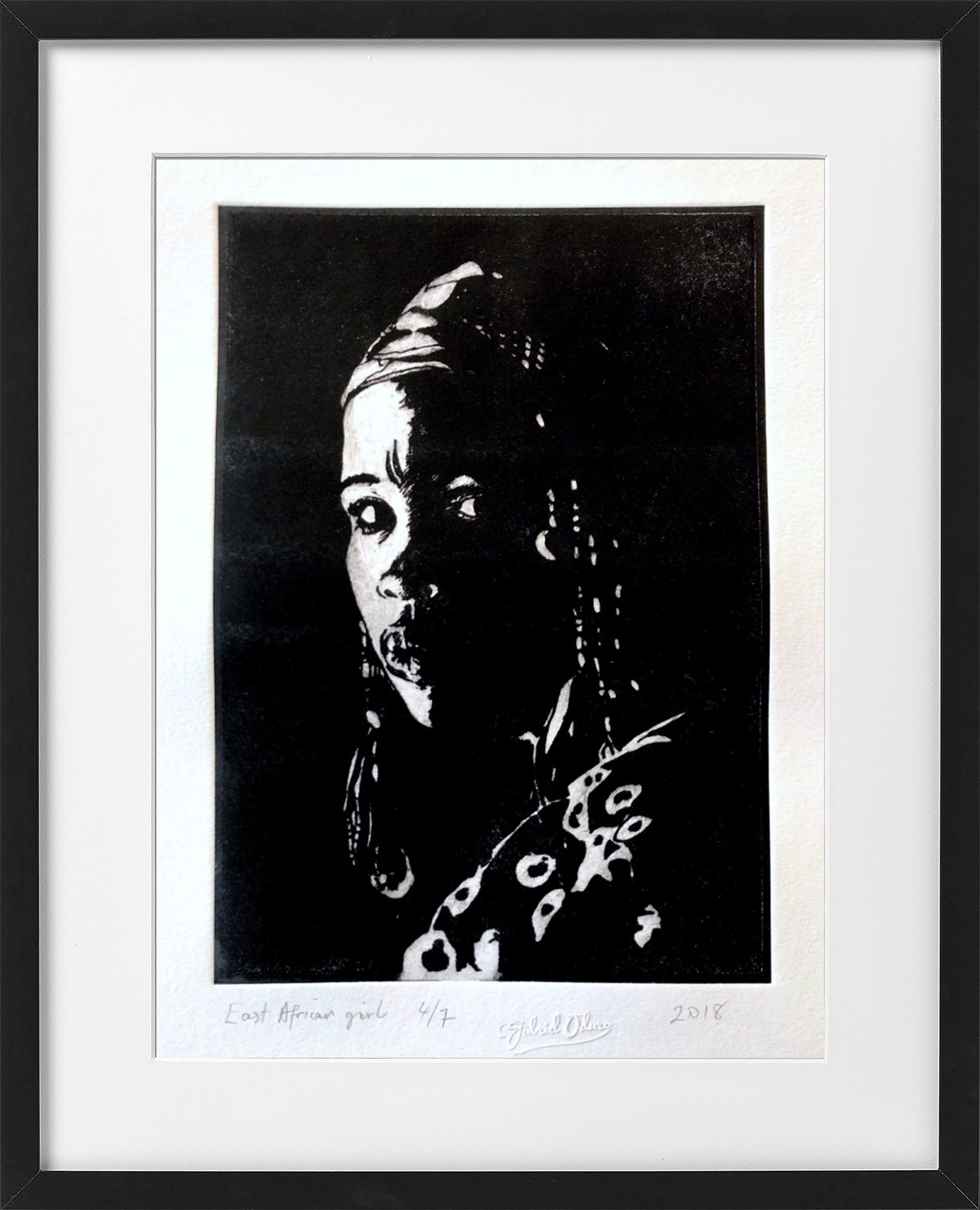 East African girl - A4