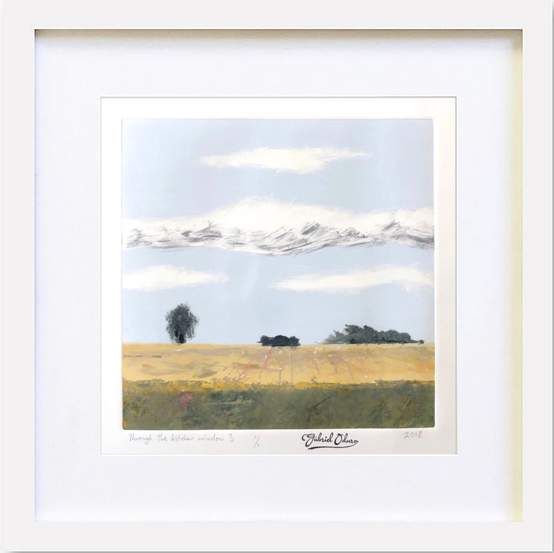 Through the kitchen window 3 - 33x33cm