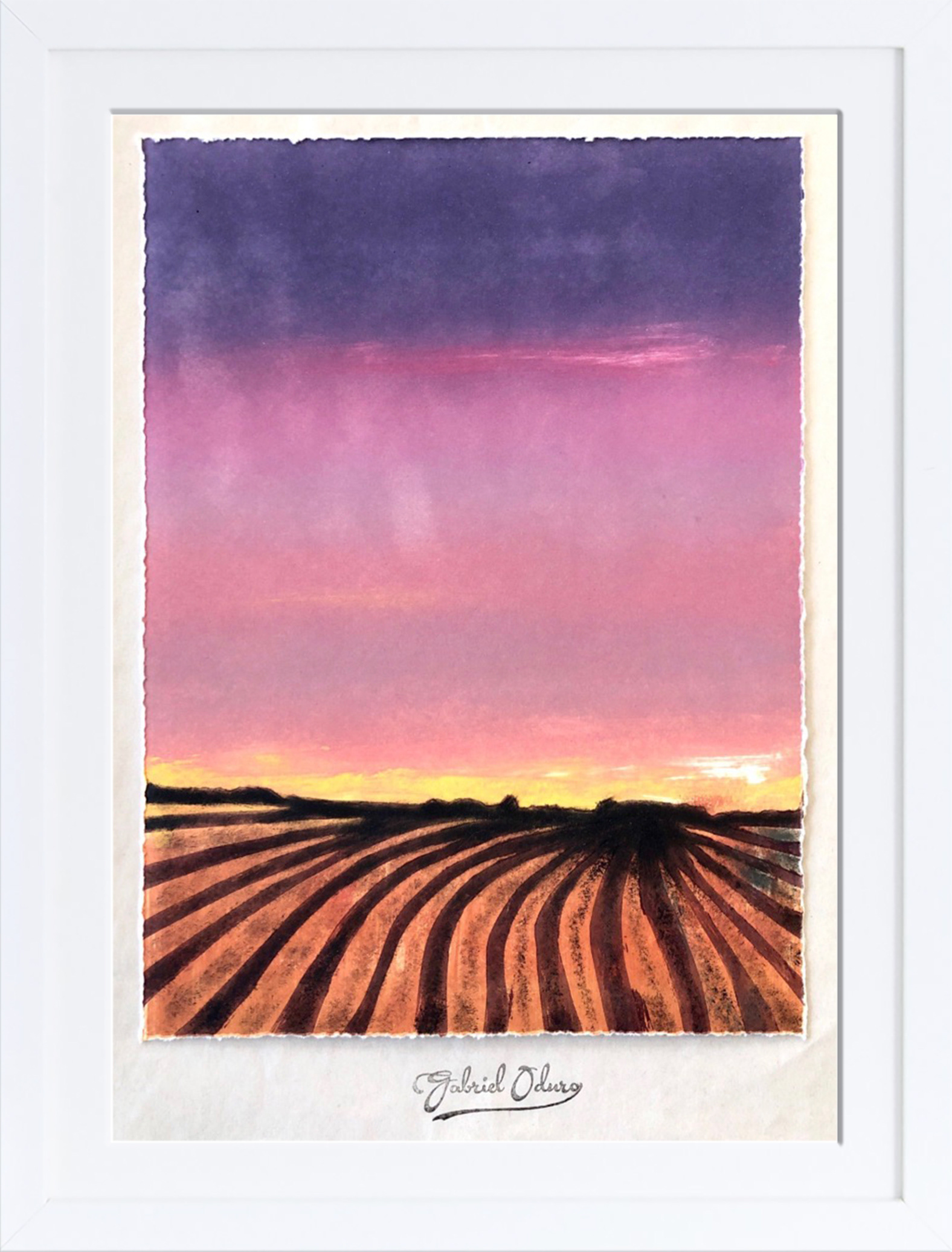 Sunset over Getinge - A4