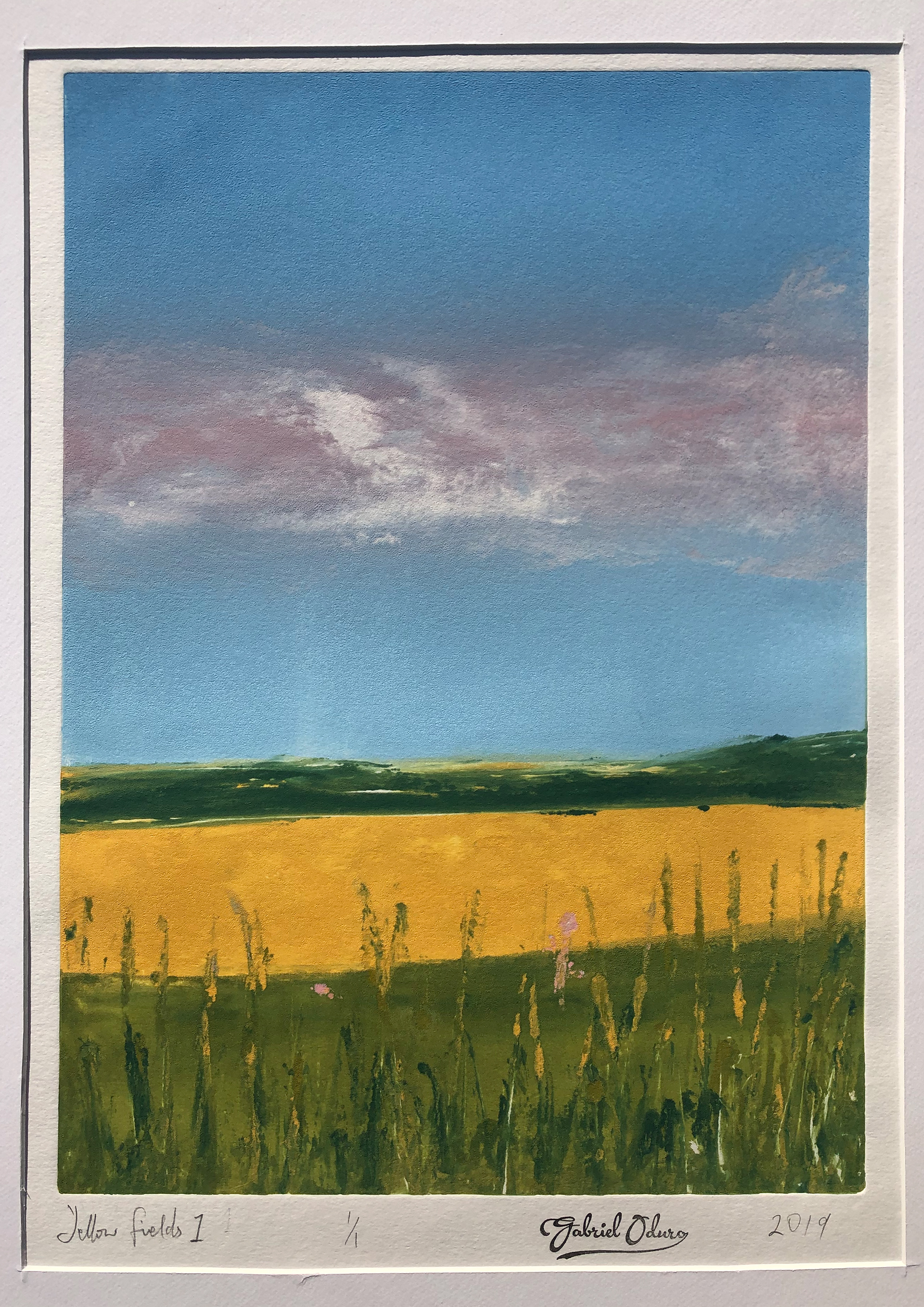 Yellow Fields -A3