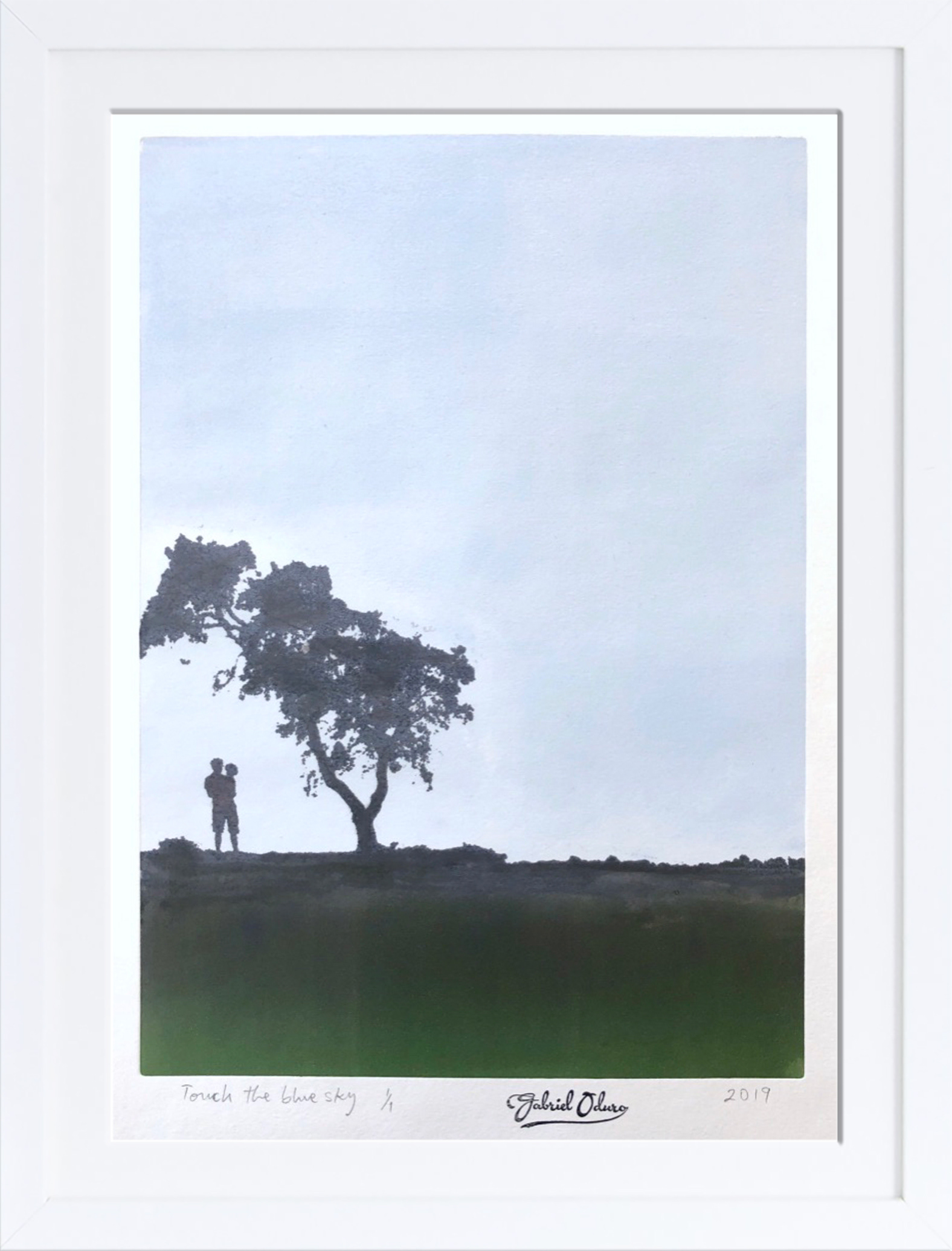 Touch the blue sky - A3