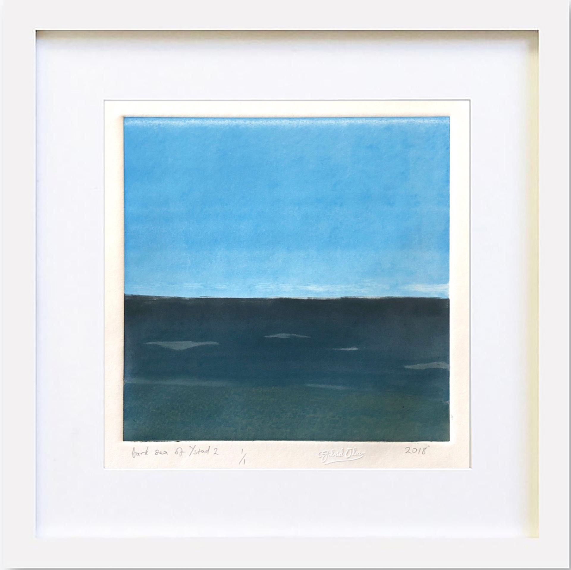 SOLD - Dark seas of Ystad - 33x33cm