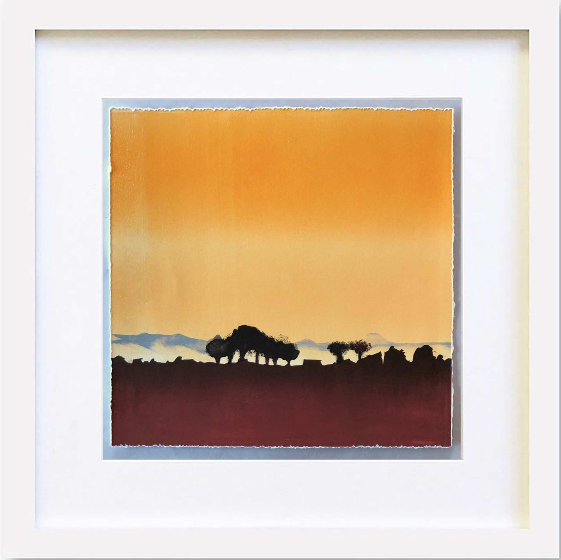 Getinge Orange sky 4 - 23x23cm