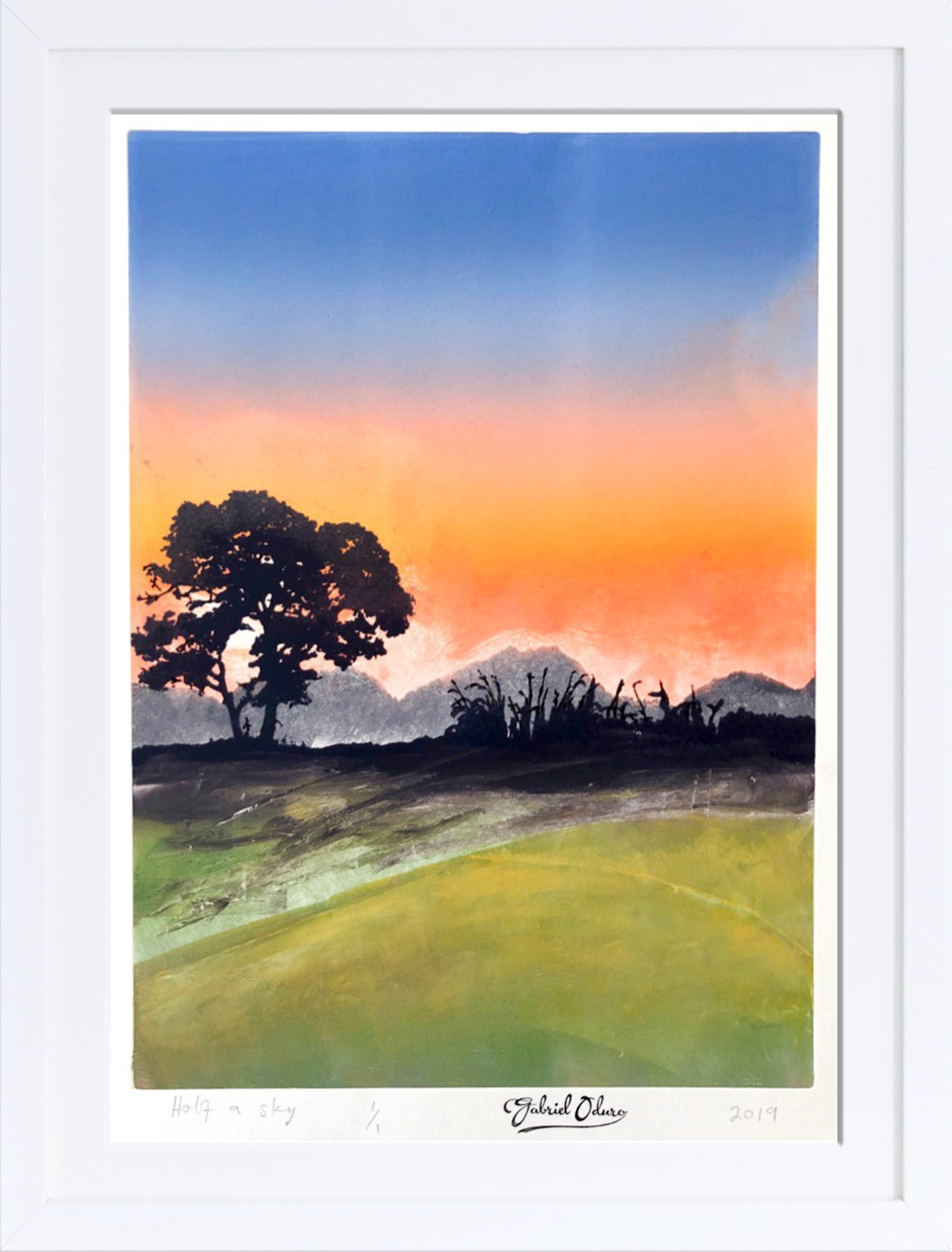 SOLD! Half a sky - A3