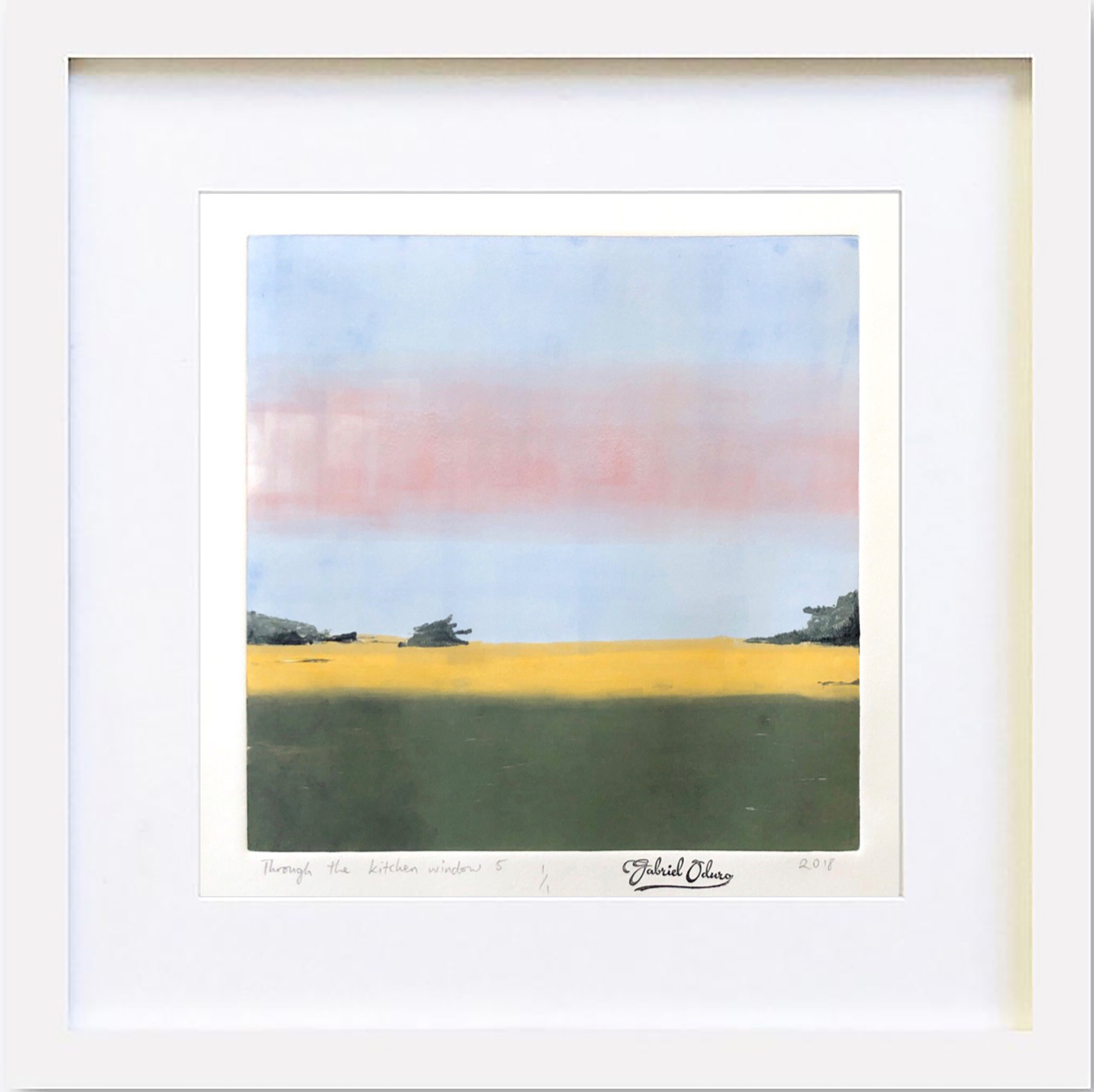 Through the kitchen window 5 - 33x33cm