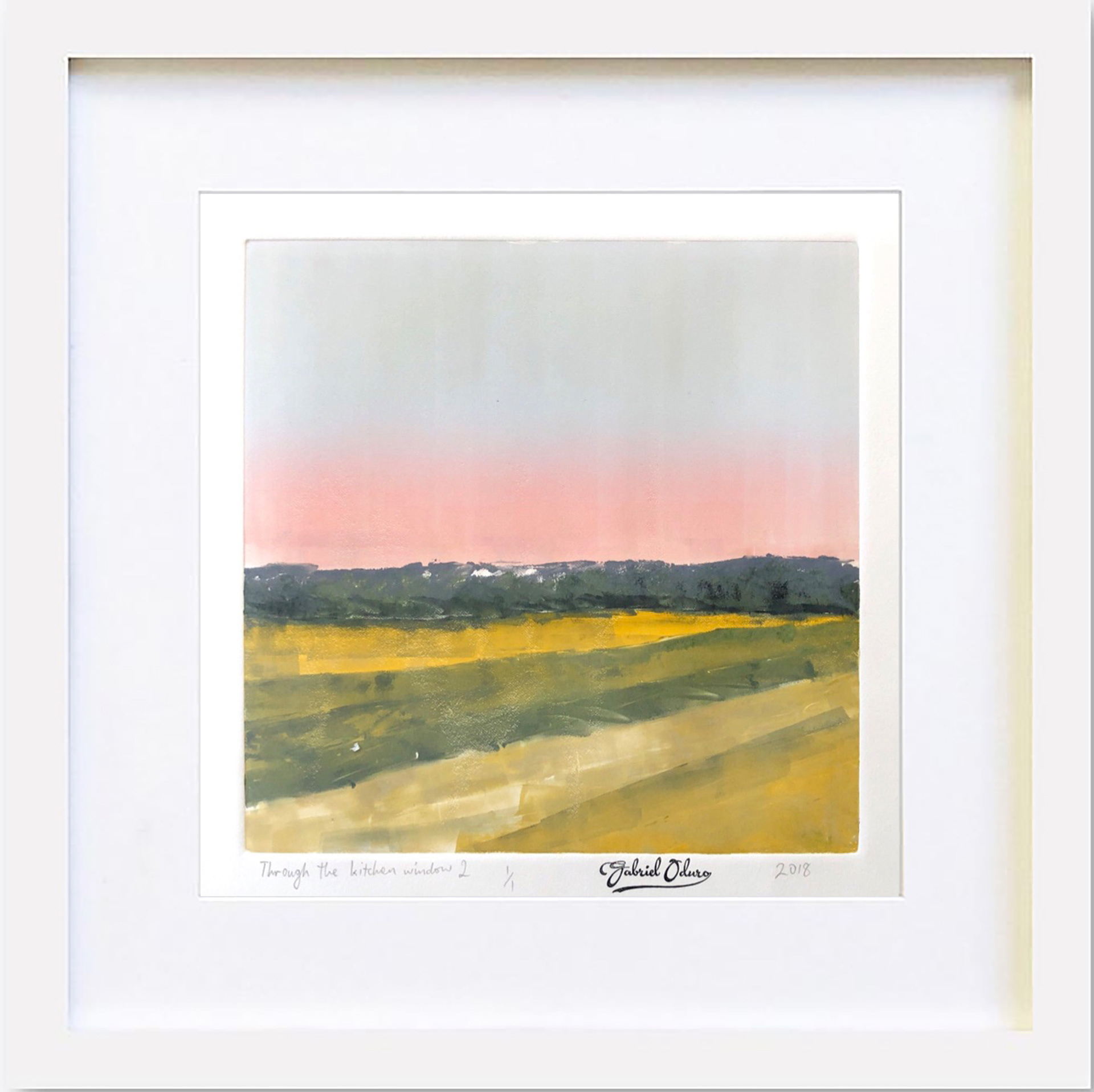 Through the kitchen window 2 - 33x33cm