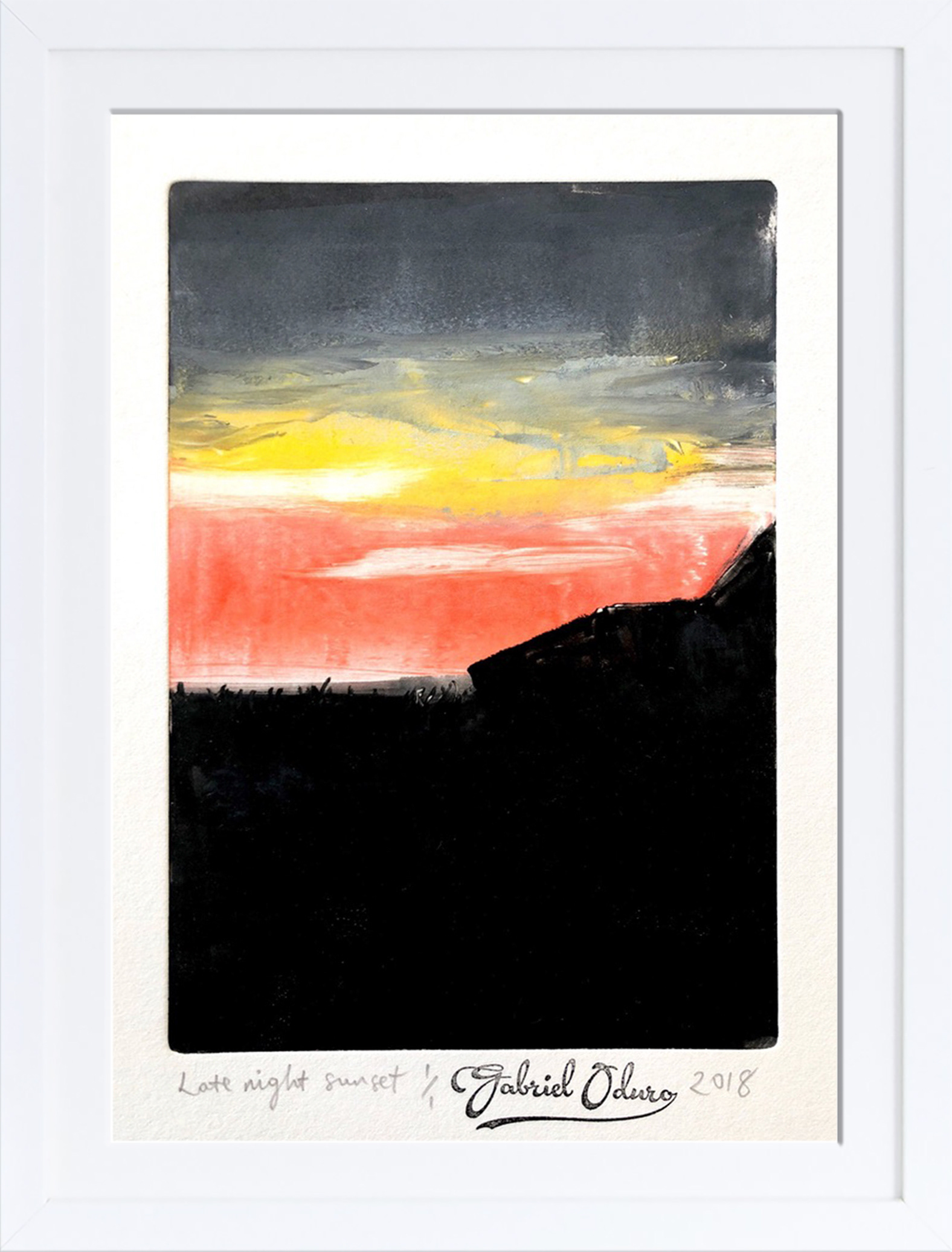 Late night sunset - A5