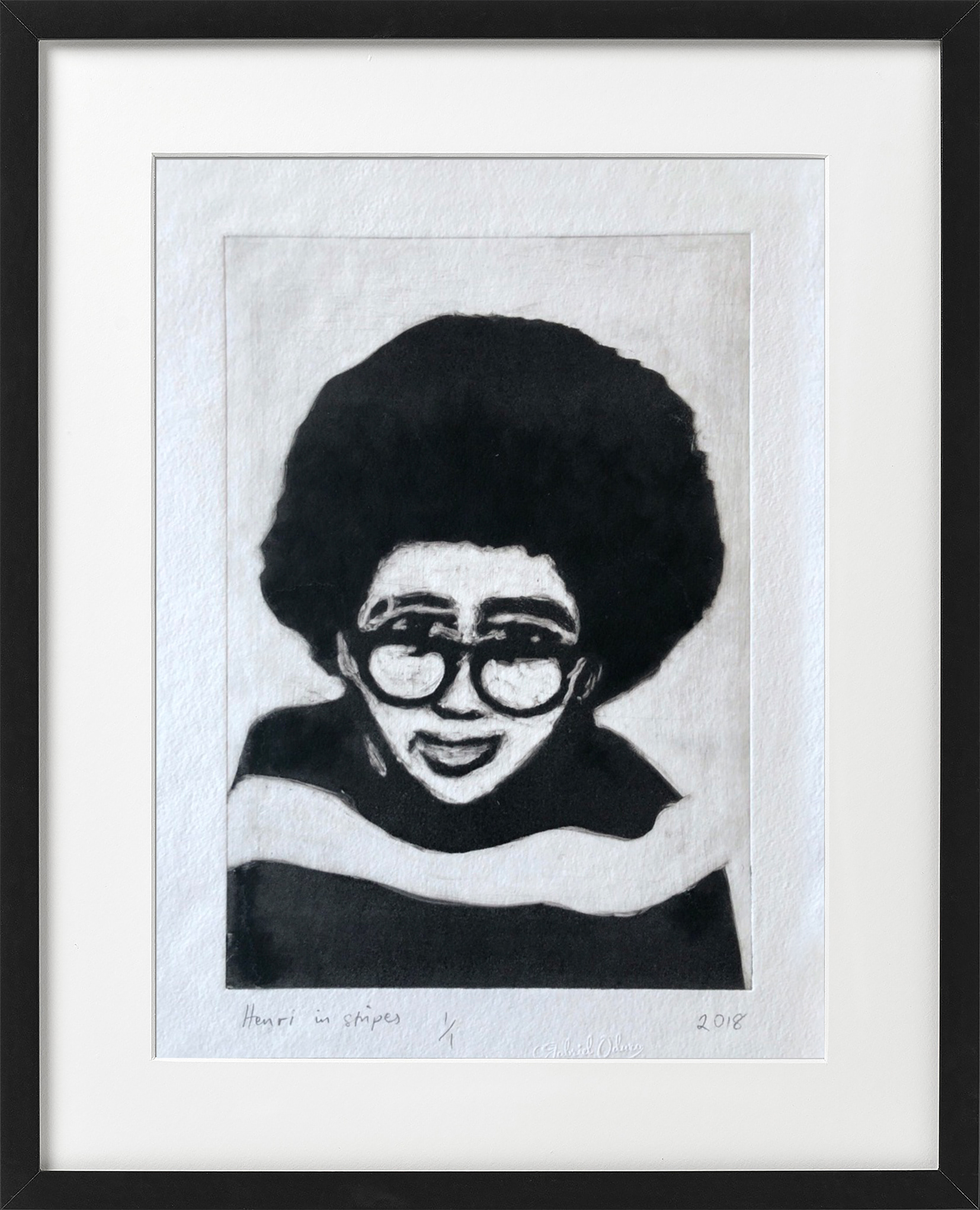 Henri in stripes 2 - A4