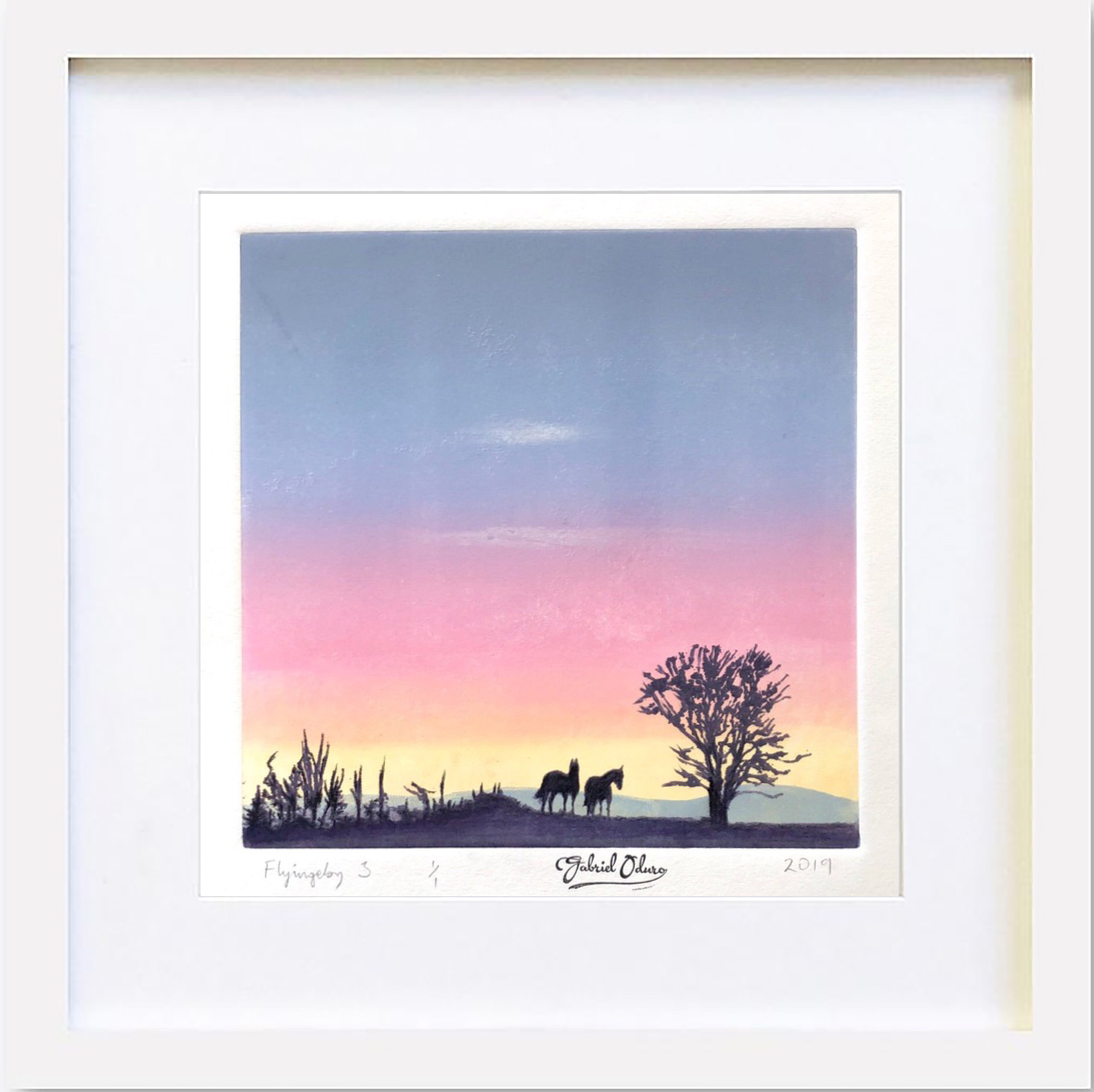 SOLD! Flyingeby 3 - 33x33cm