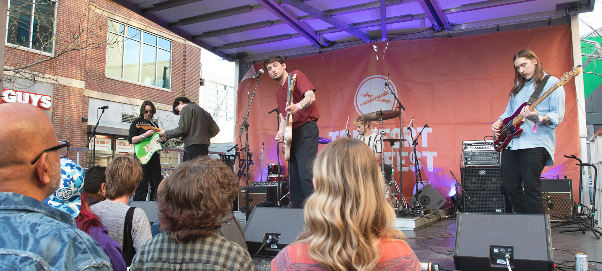 Social Cinema performing at the Cyclops