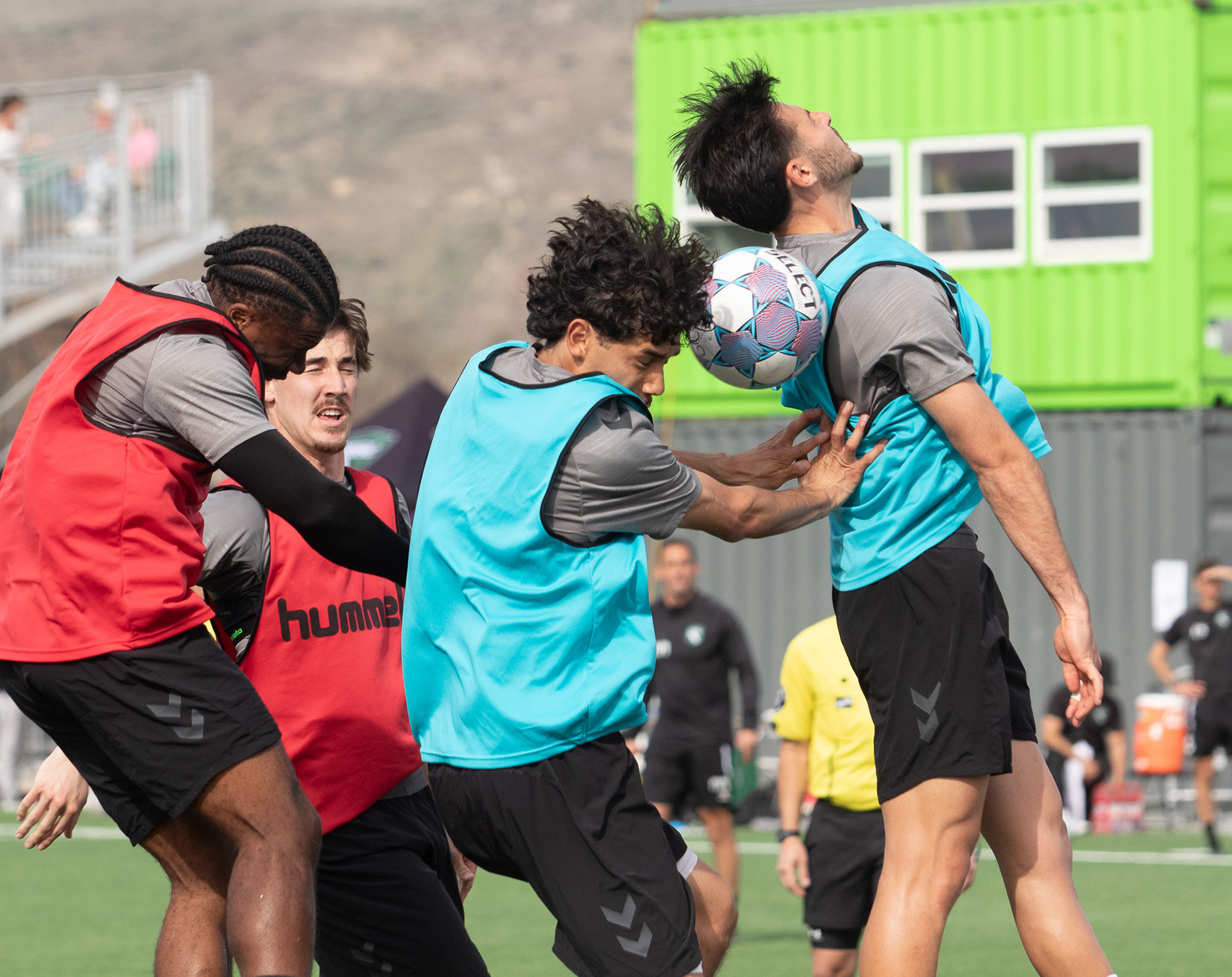 action during practice