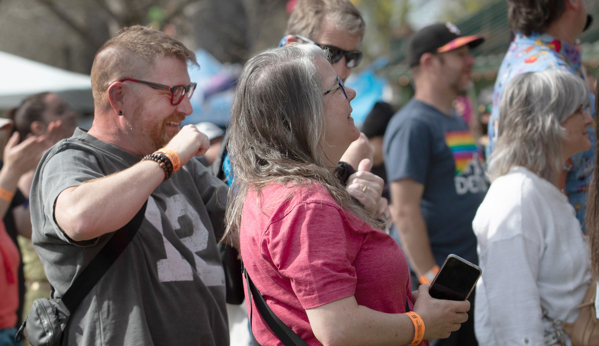 Fans watching Will Swinton @ The Hideout