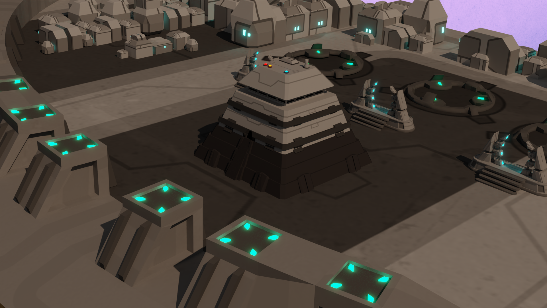 Client Game Concepts: Sci-Fi Modular Team Base 100% Custom Modelled