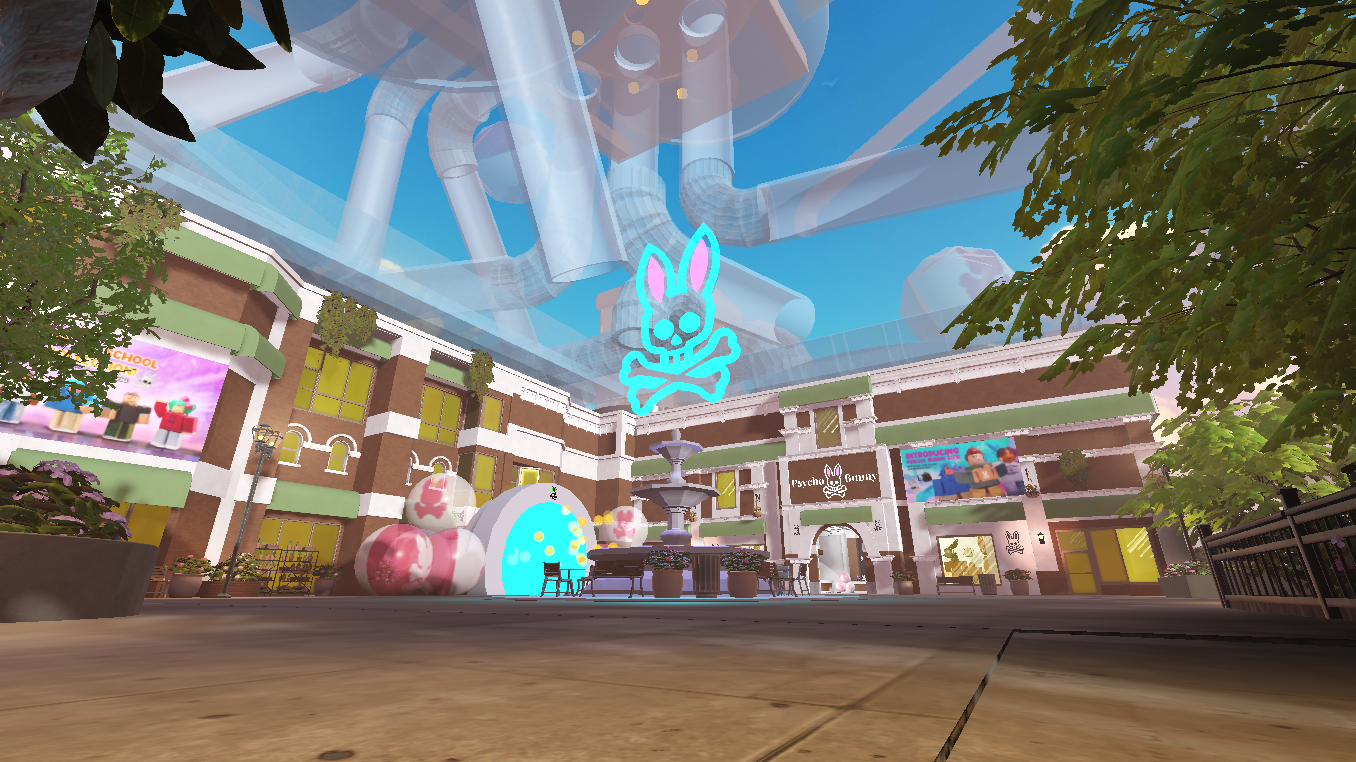"Psycho Bunny City" MVG Client Roblox Game Level Design 80% Custom Modelled