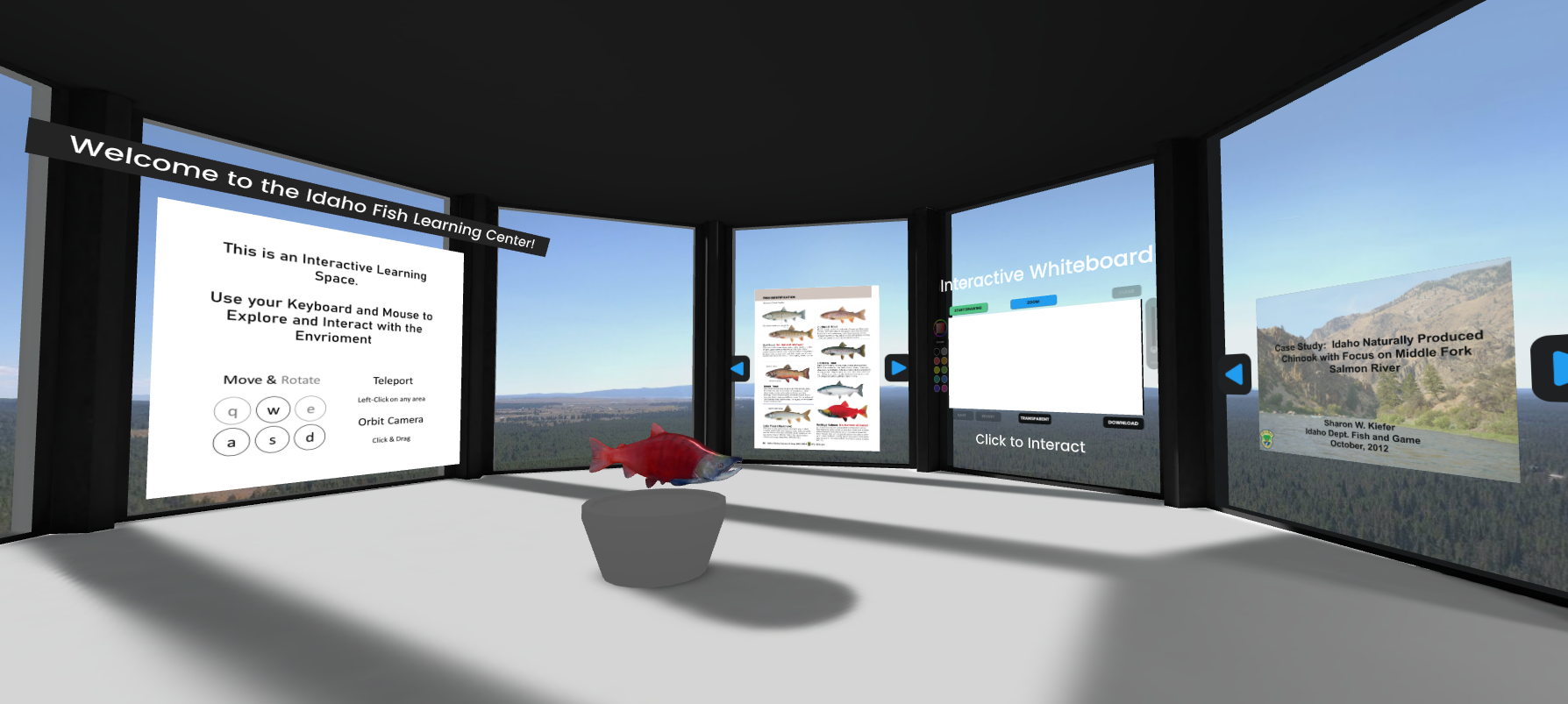 FrameVR.io Learning Space 100% Custom Modelled
