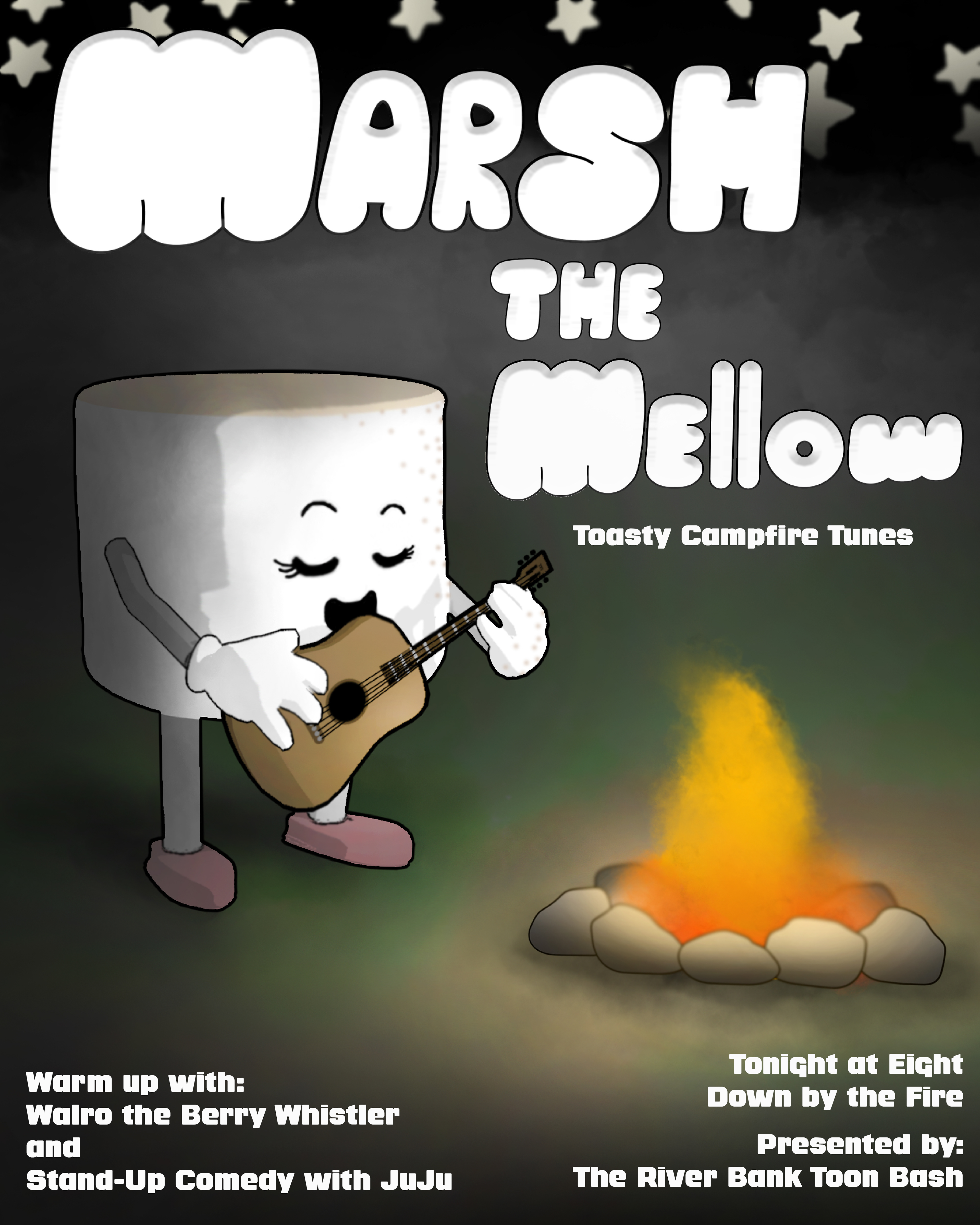 Marsh the Mellow Concept Character Promotional Poster