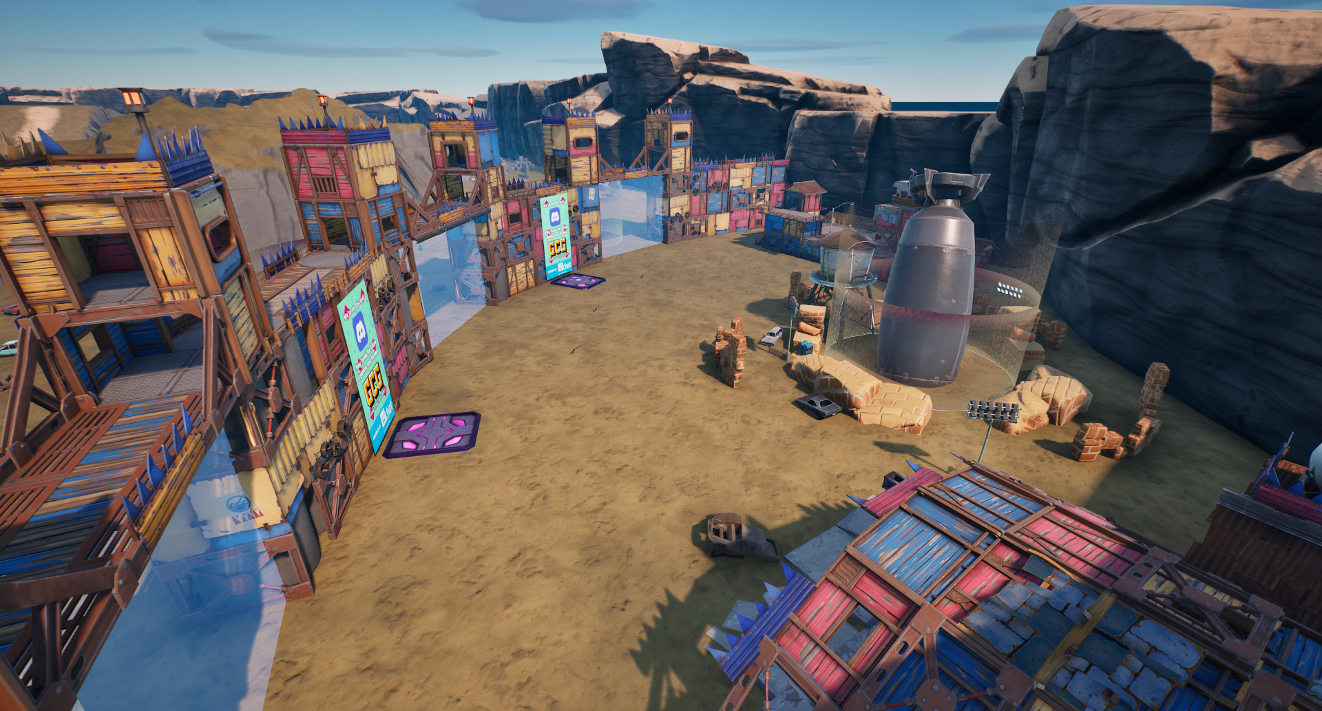 GCG: "Wasteland Gauntlet" MVG Client Fortnite Game Level Design 0% Custom Modelled
