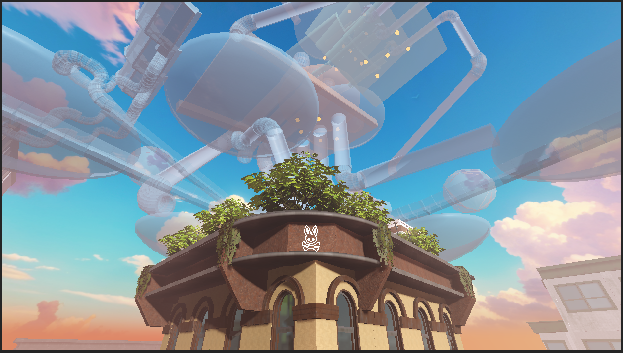 "Psycho Bunny City" MVG Client Roblox Game Level Design 80% Custom Modelled
