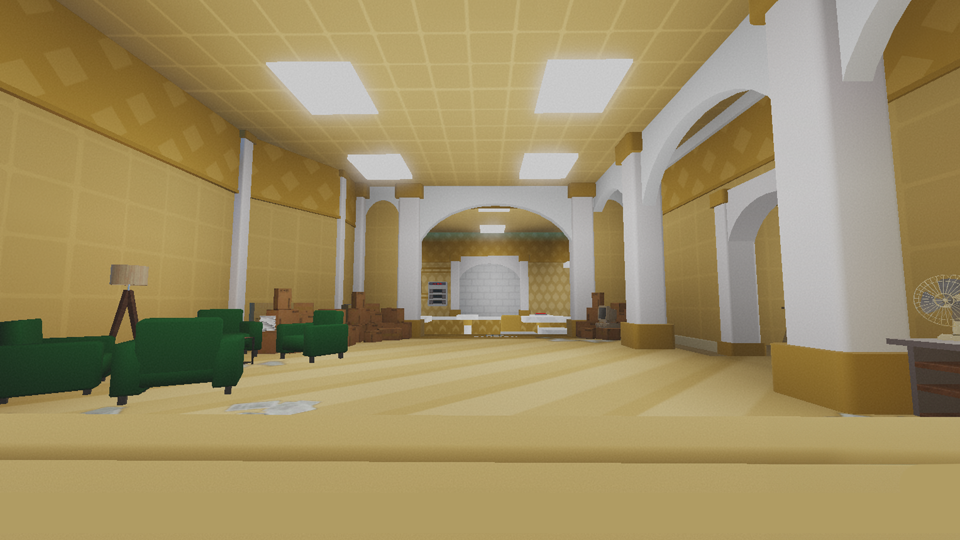 GCG: "Backrooms Obby" MVG Client Roblox Game Level Design 60% Custom Modelled