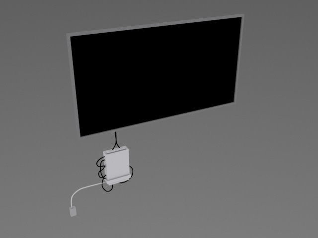 Scene Asset: Mounted TV