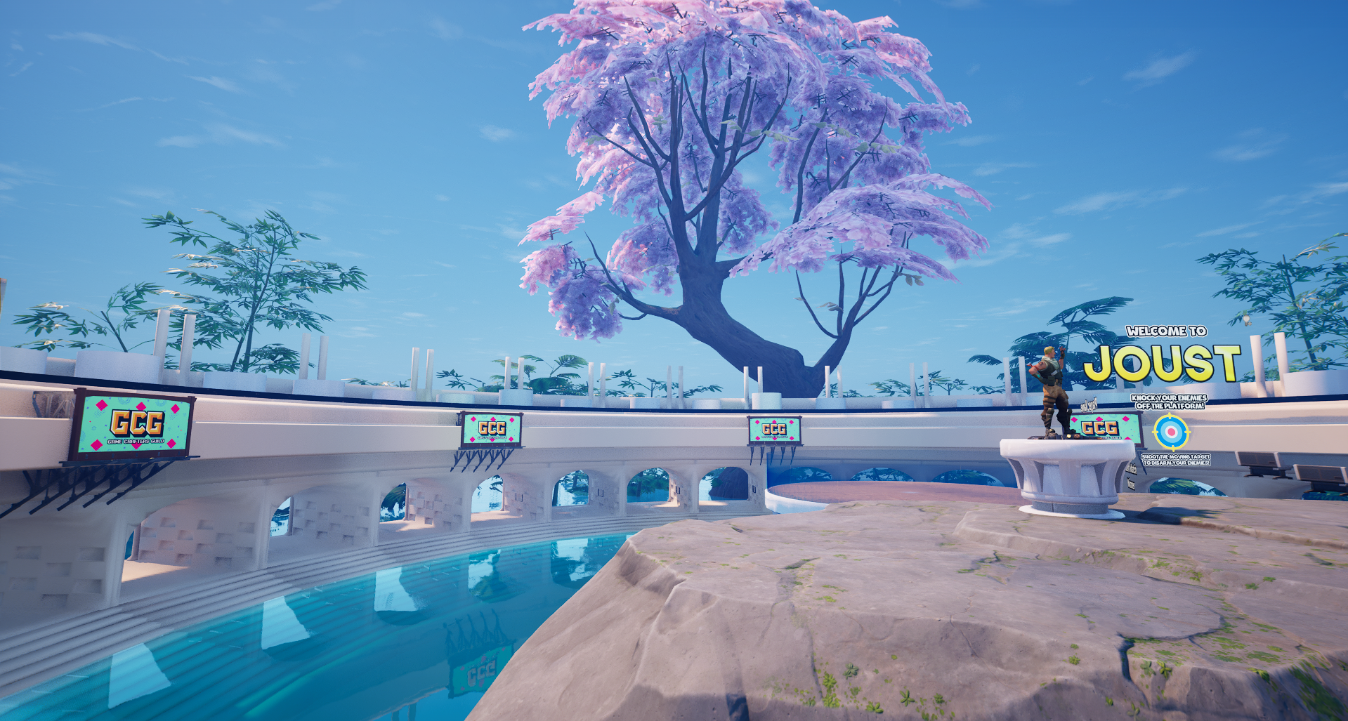 GCG: "Joust" MVG Client Fortnite Game Level Design 0% Custom Modelled