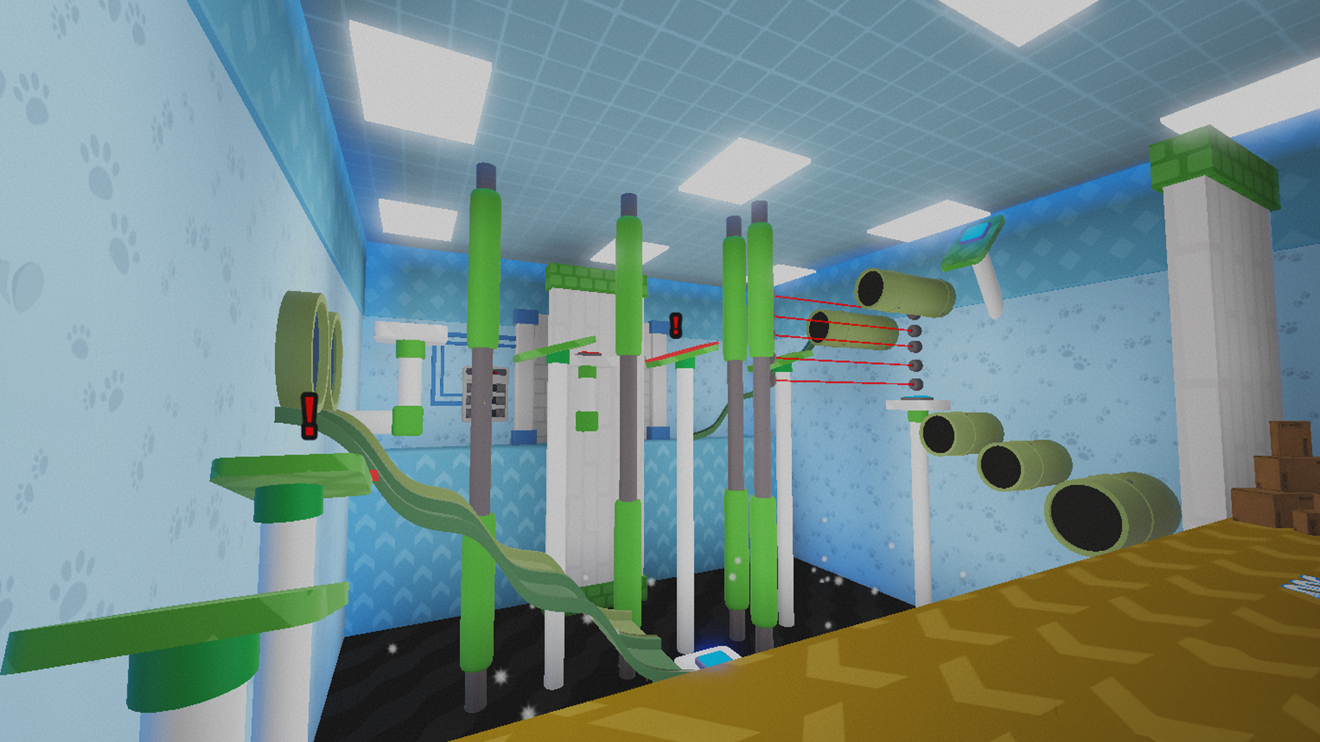 GCG: "Backrooms Obby" MVG Client Roblox Game Level Design 60% Custom Modelled