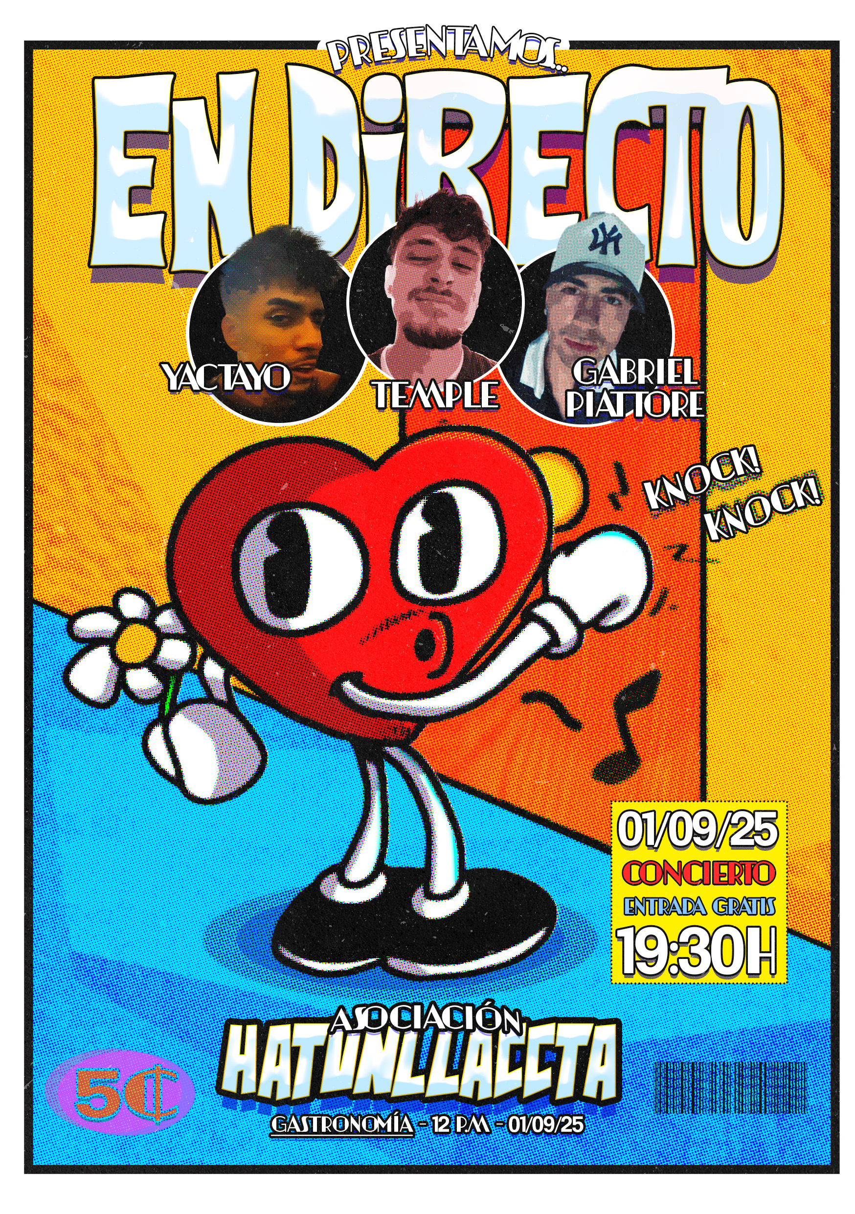 Cartelería para concierto