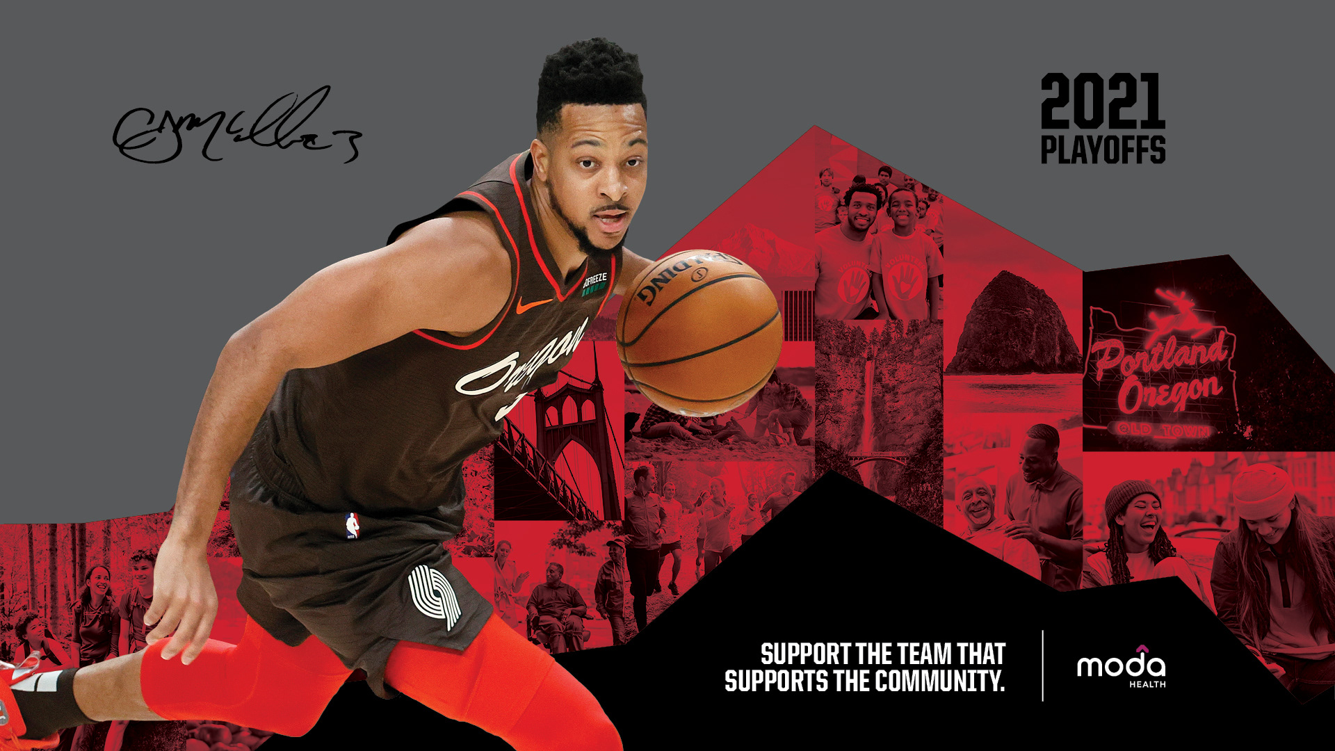 2021 Playoffs CJ Placard