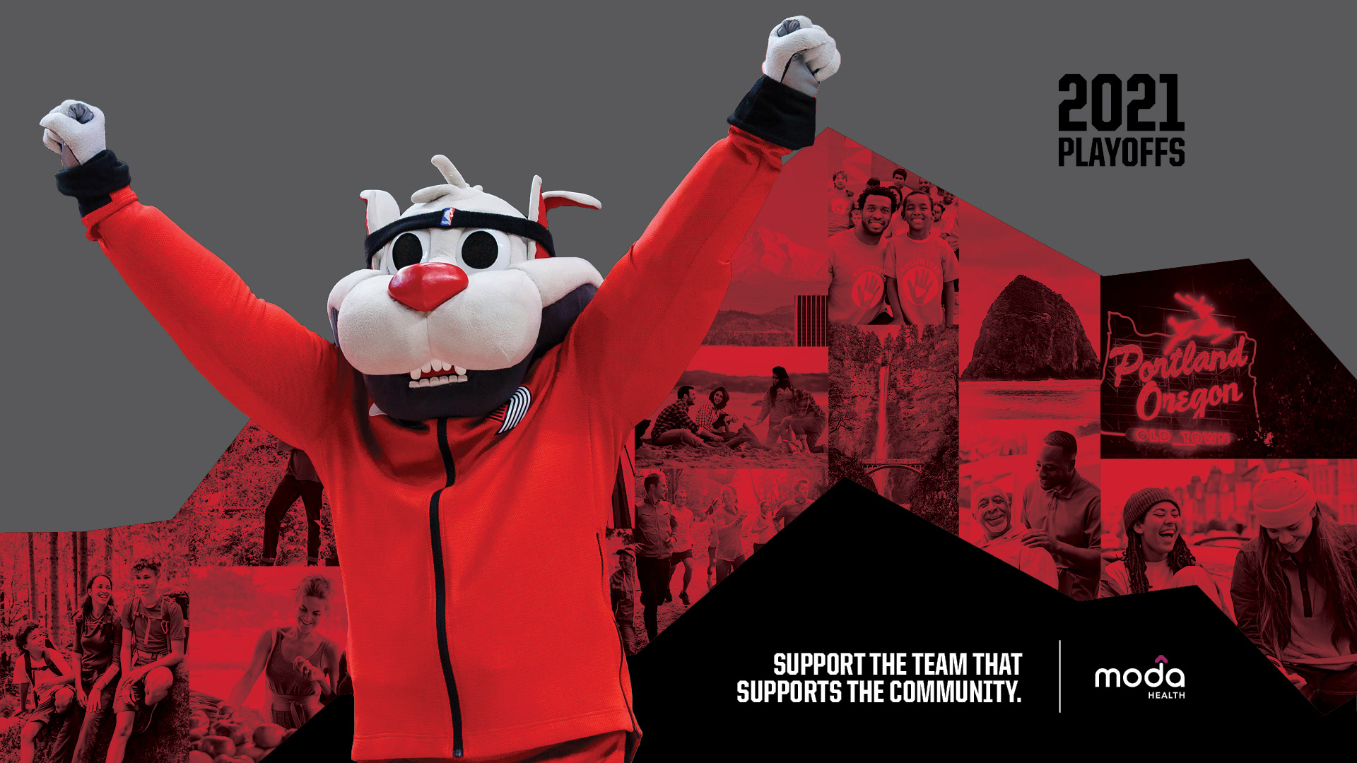 2021 Playoffs Blaze Placard